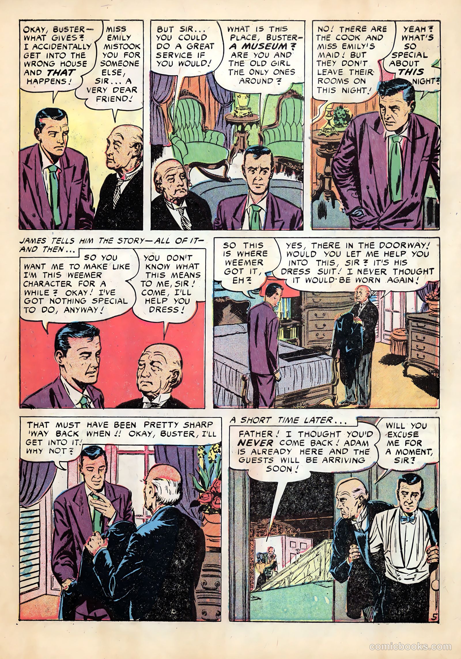 Real Clue Crime Stories v7 #1 — page 7 of 36