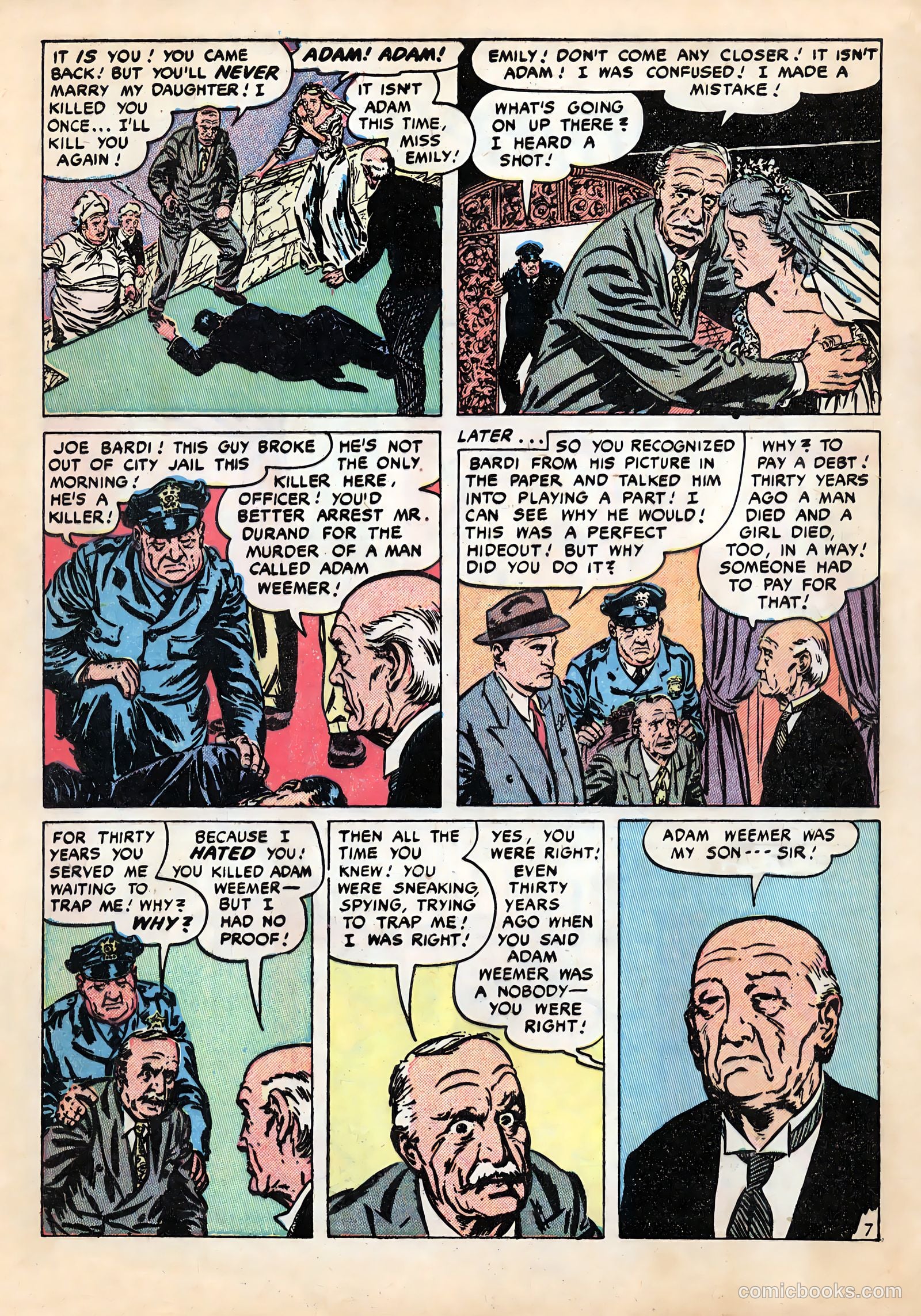Real Clue Crime Stories v7 #1 — page 9 of 36
