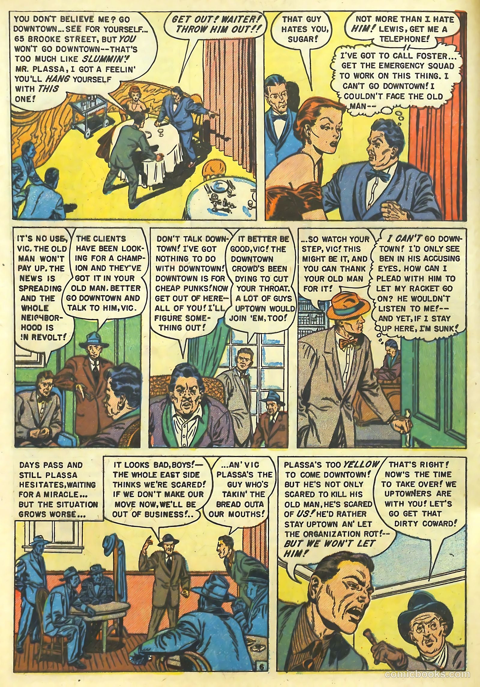 Real Clue Crime Stories v6 #10 — page 8 of 53