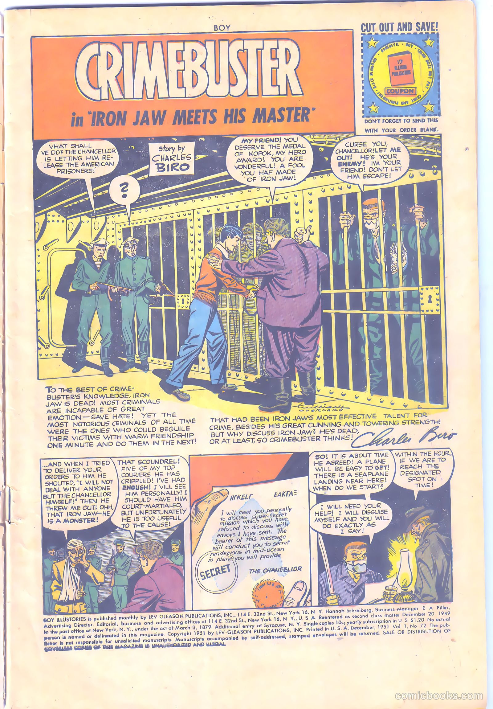 Boy Comics #72 (1950) — page 3 of 36