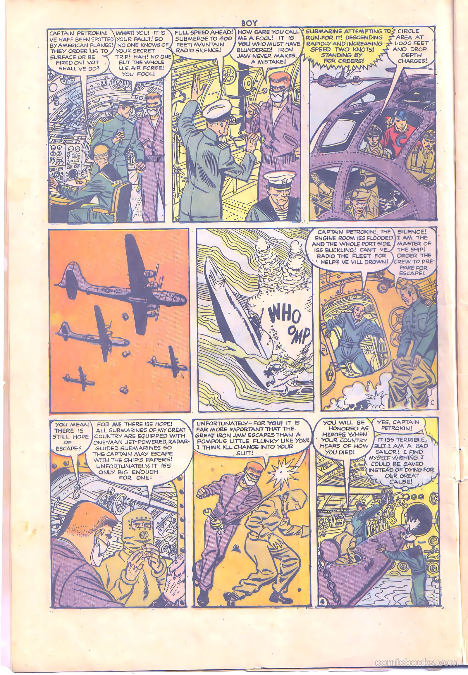 Boy Comics #72 (1950) — page 6 of 36