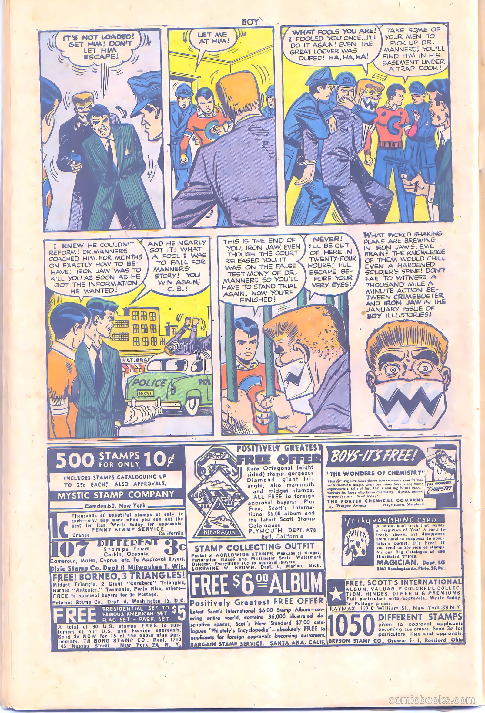 Boy Comics #72 (1950) — page 32 of 36