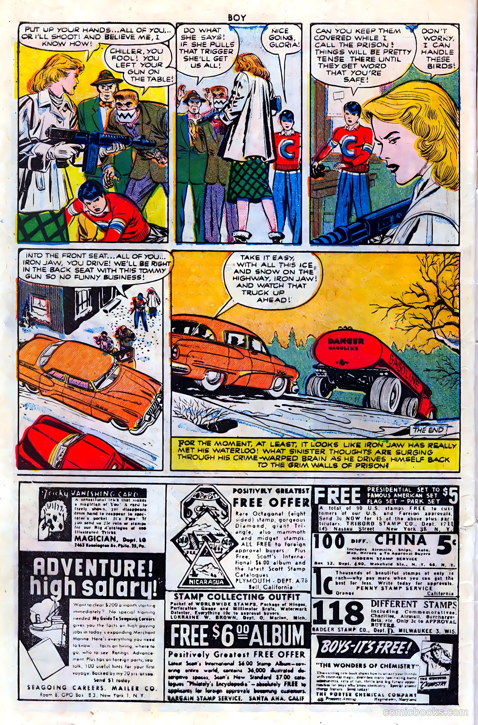 Boy Comics #73 (1950) — page 8 of 36