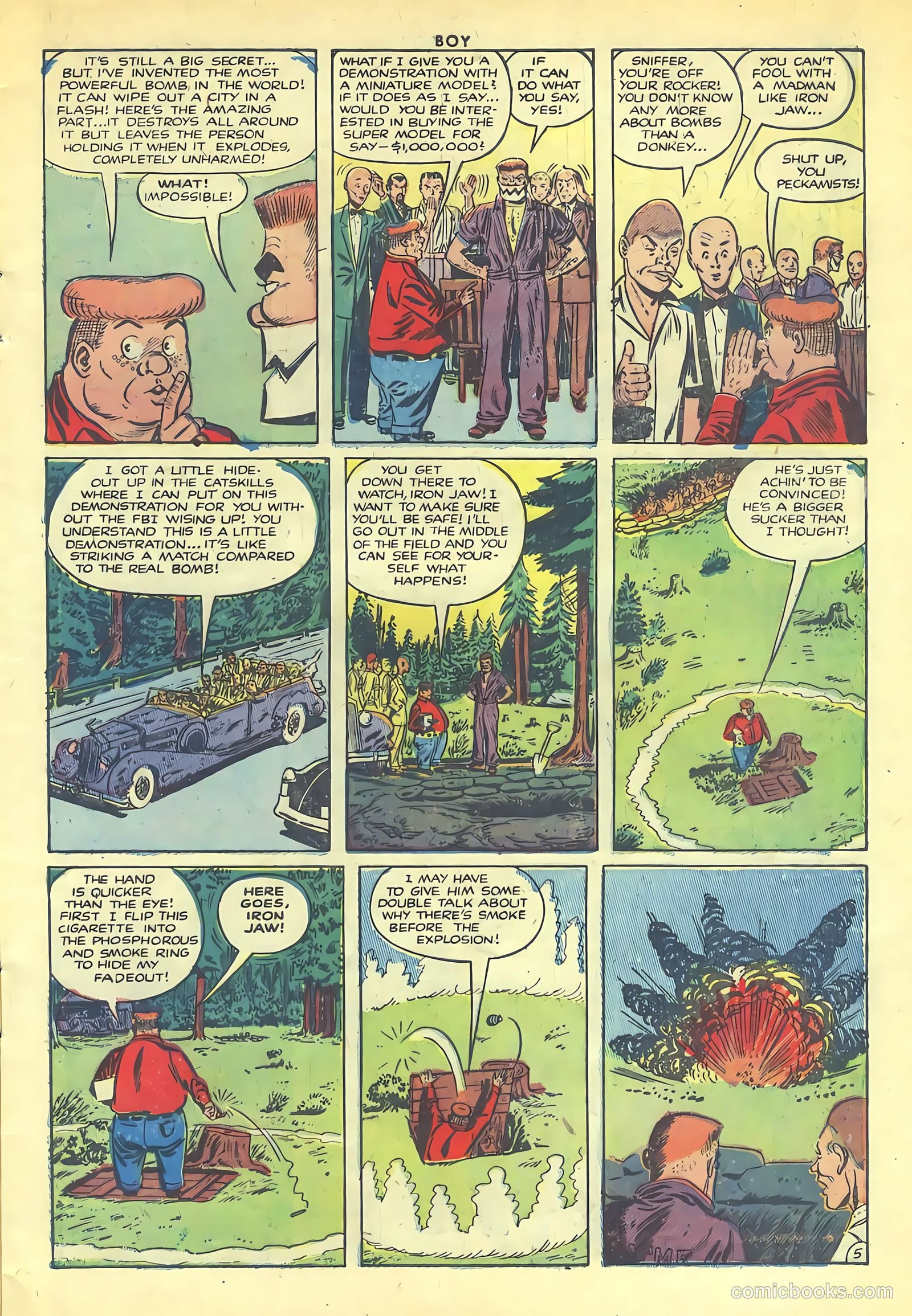 Boy Comics #80 (1950) — page 7 of 36