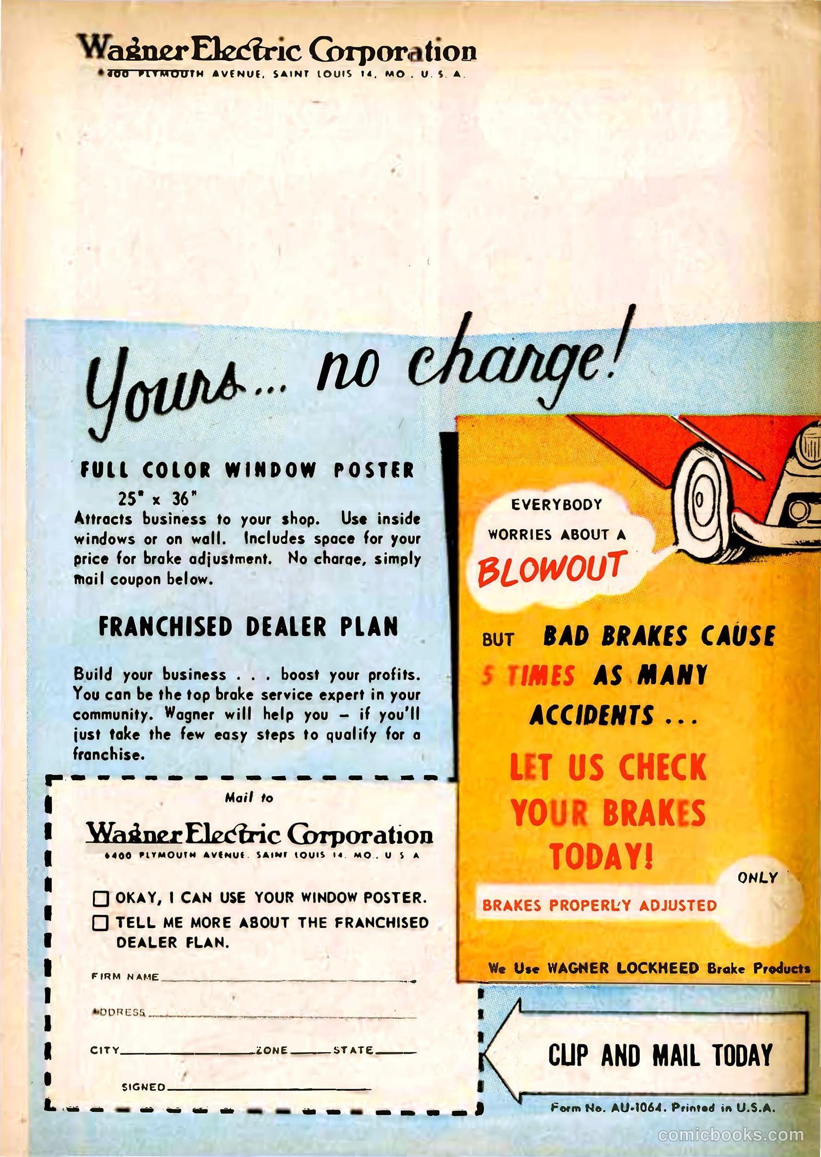 safe brakes save lives #nn (1951) — page 16 of 16