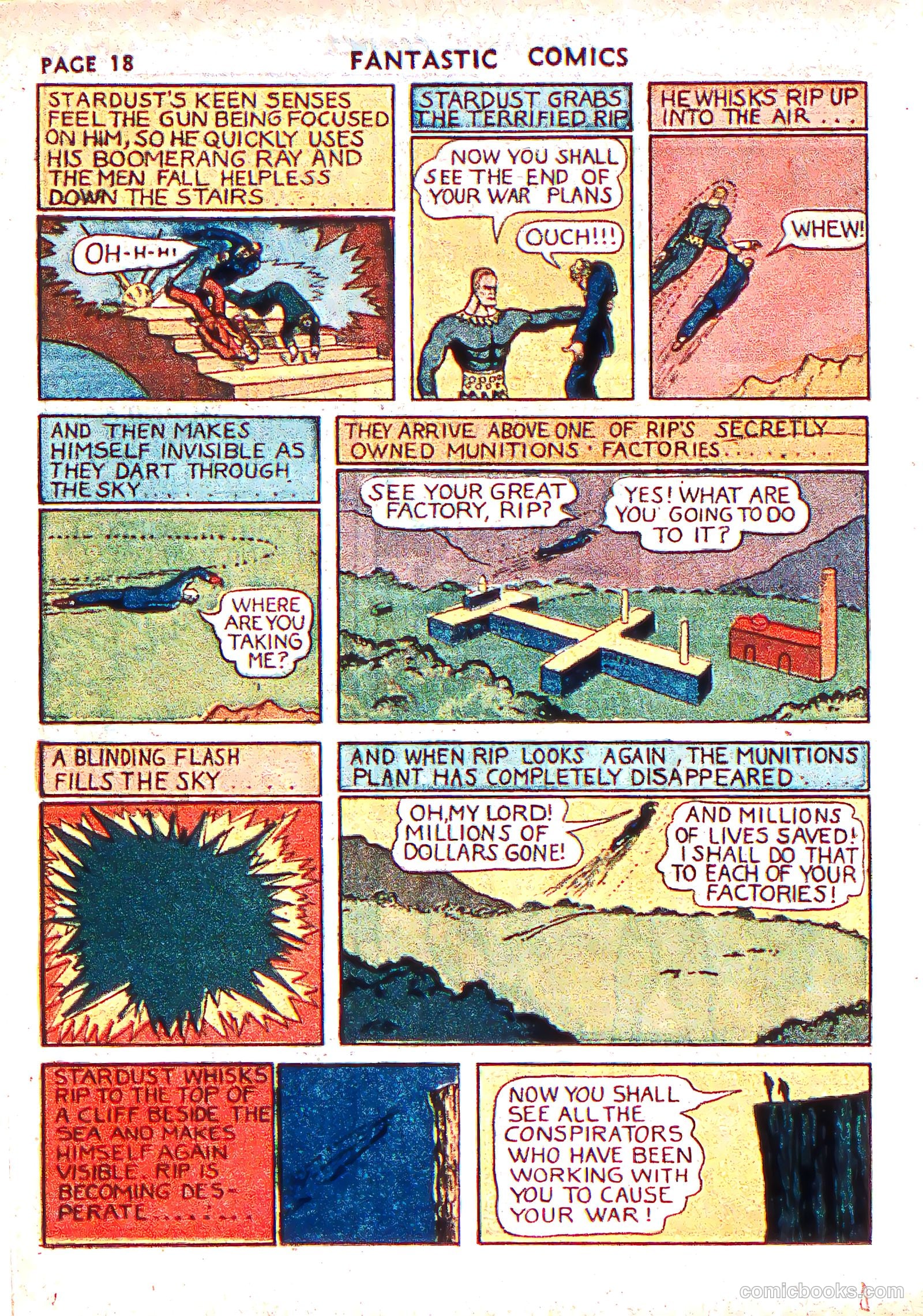 fletcher hanks the complete stardust collection #nn — page 13 of 140