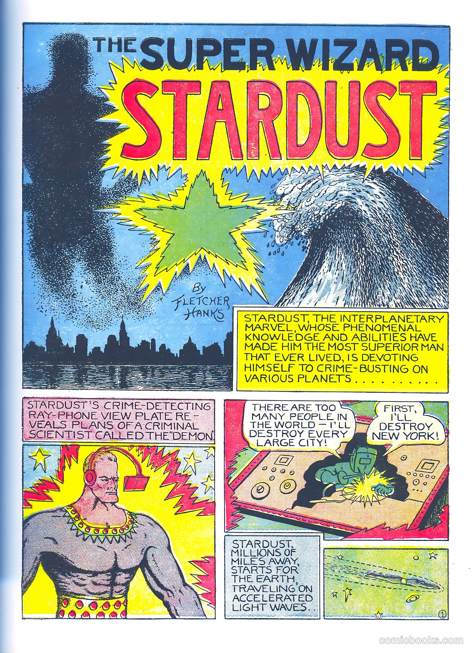 fletcher hanks the complete stardust collection #nn — page 16 of 140