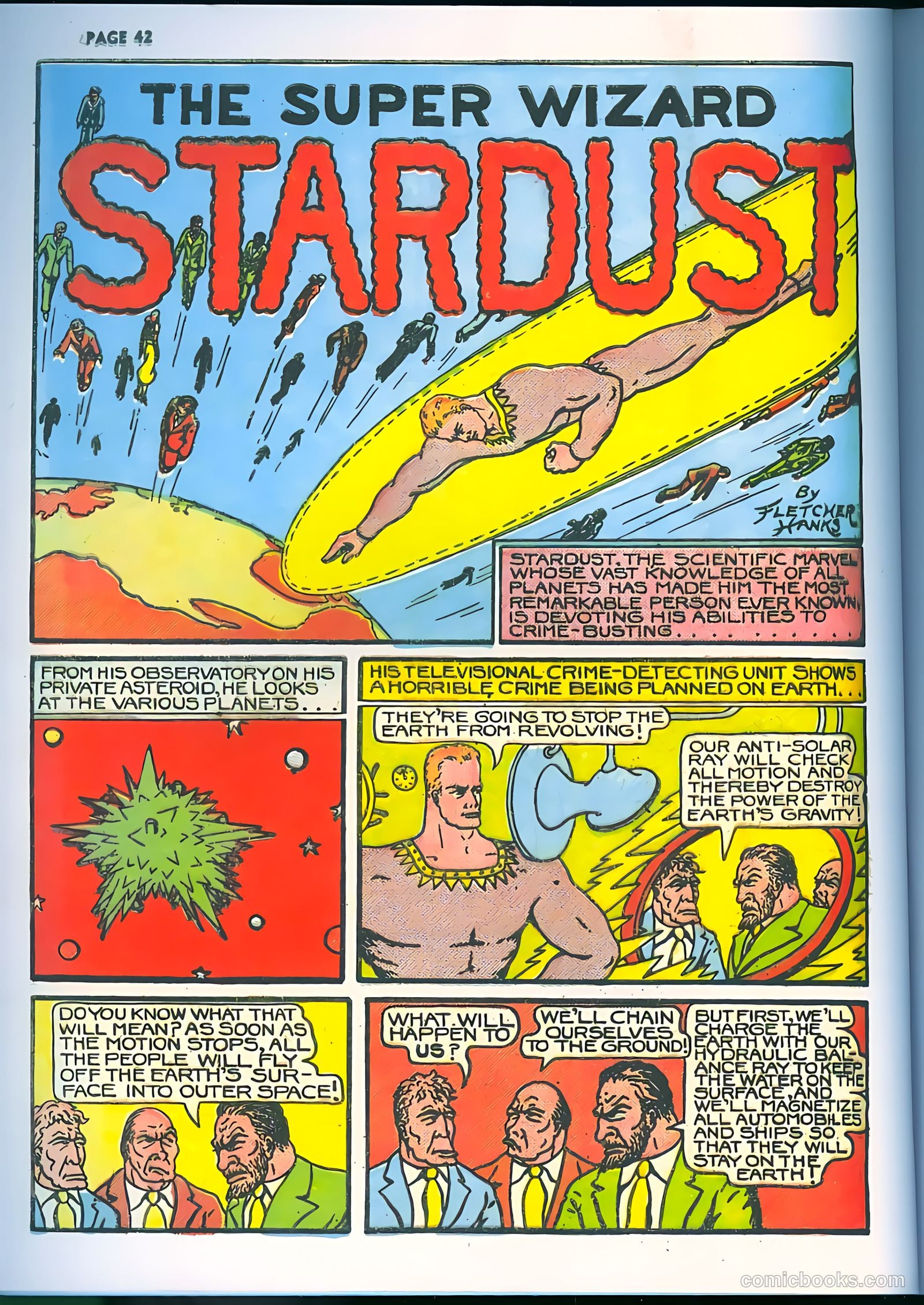 fletcher hanks the complete stardust collection #nn — page 46 of 140