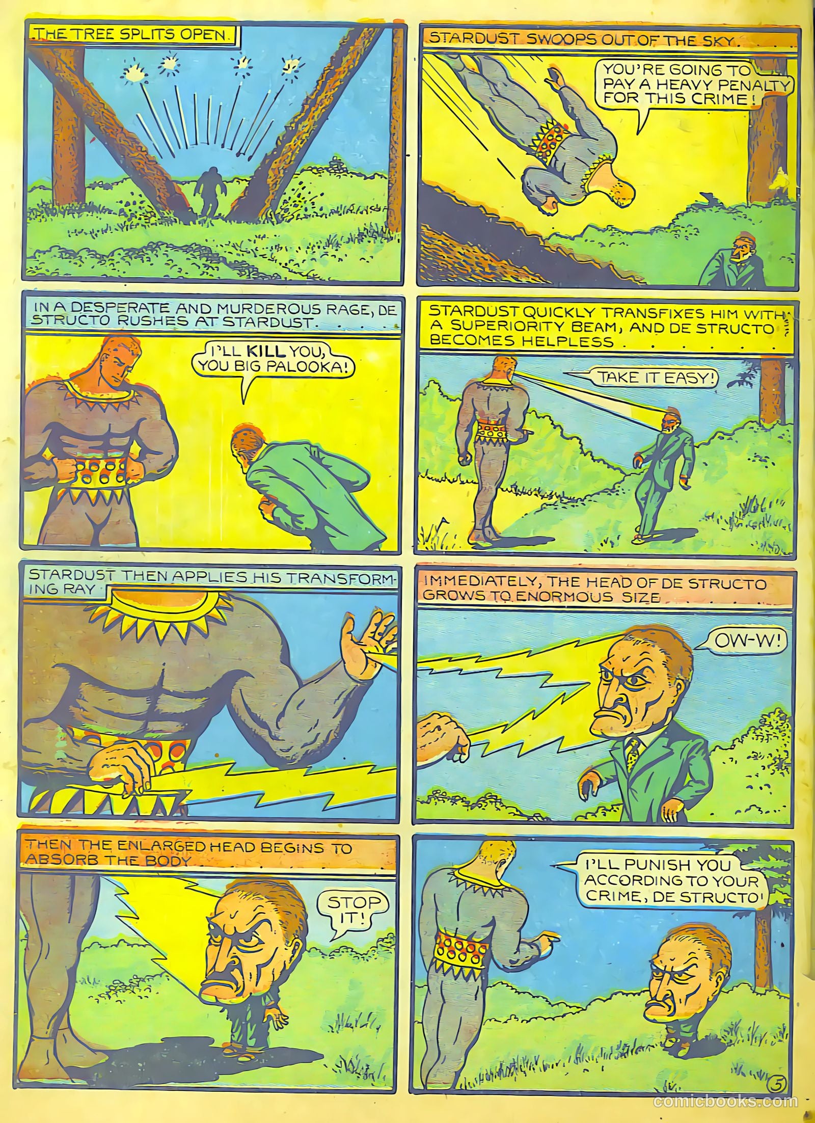 fletcher hanks the complete stardust collection #nn — page 128 of 140