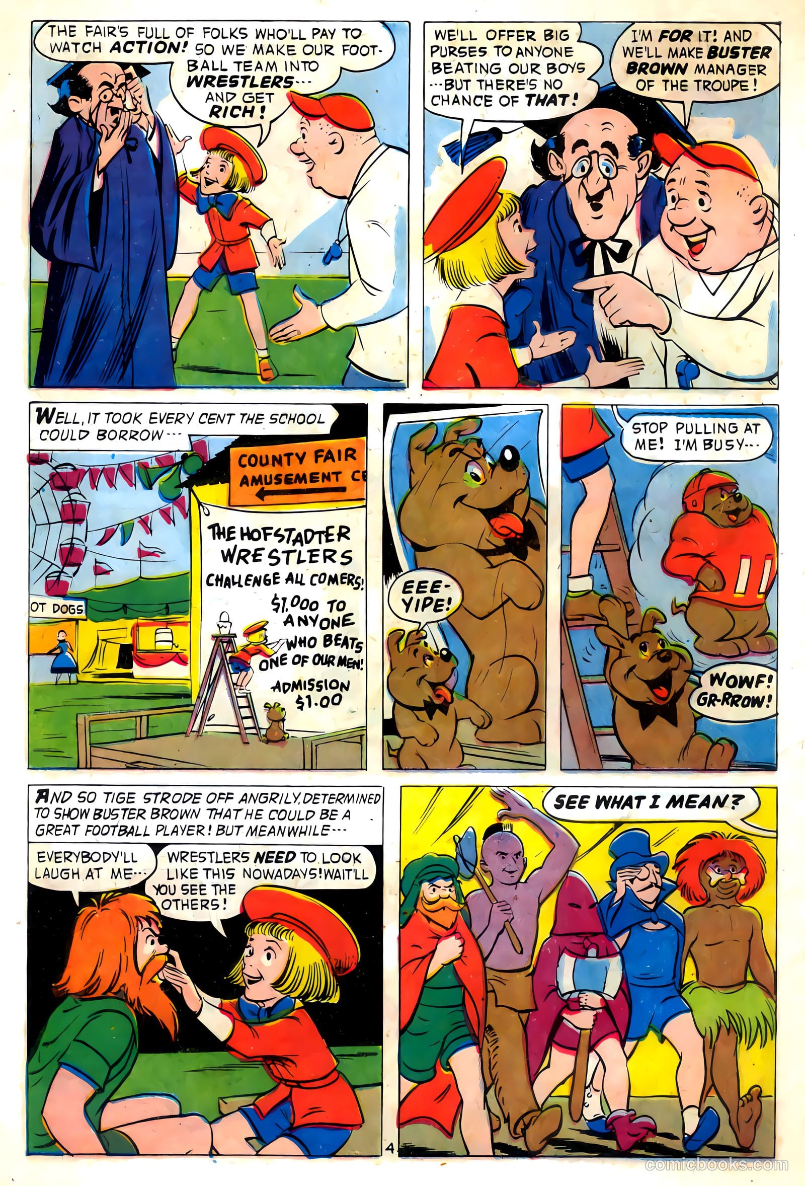 Buster Brown Makes The Team #nn (1959) — page 6 of 20