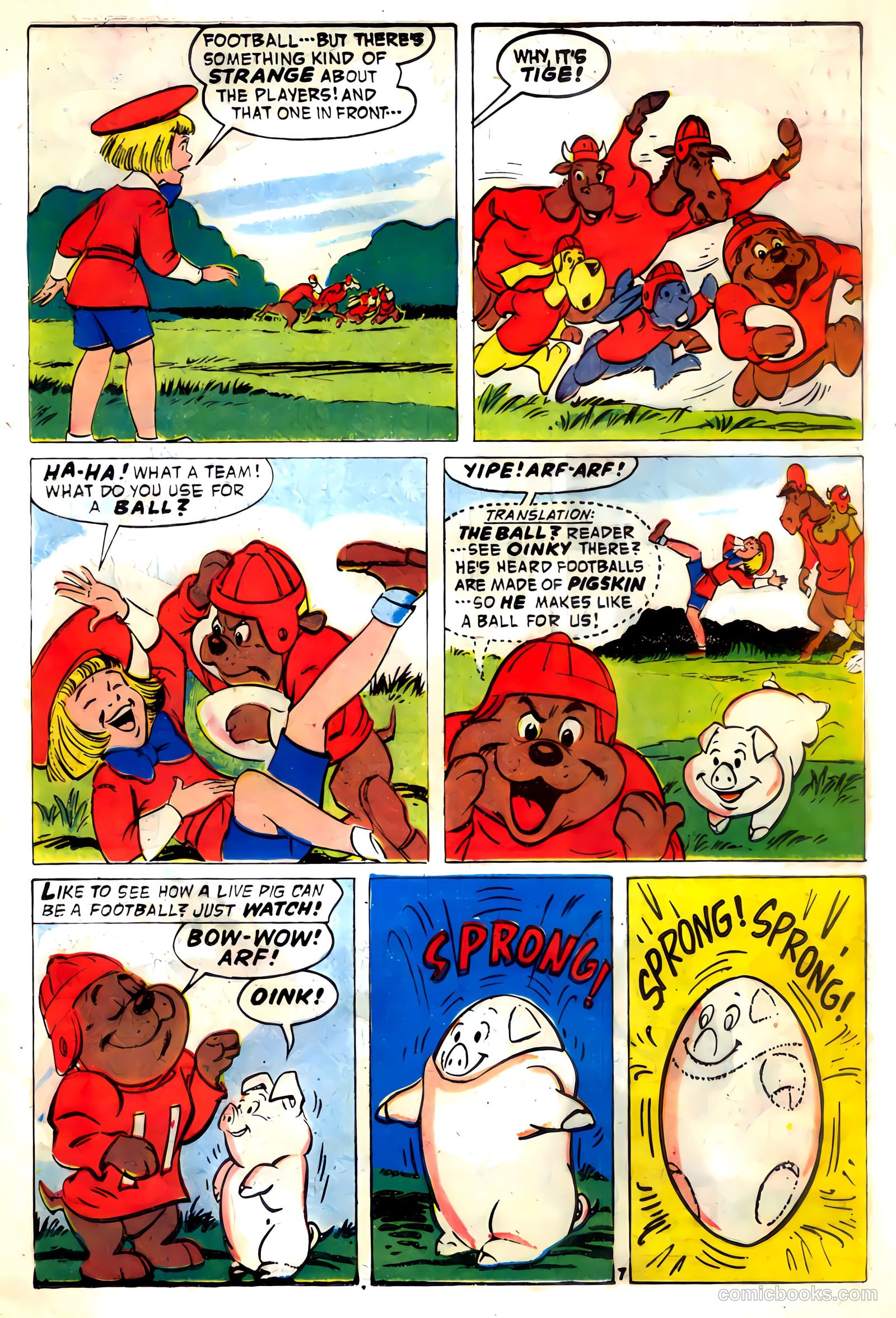 Buster Brown Makes The Team #nn (1959) — page 9 of 20