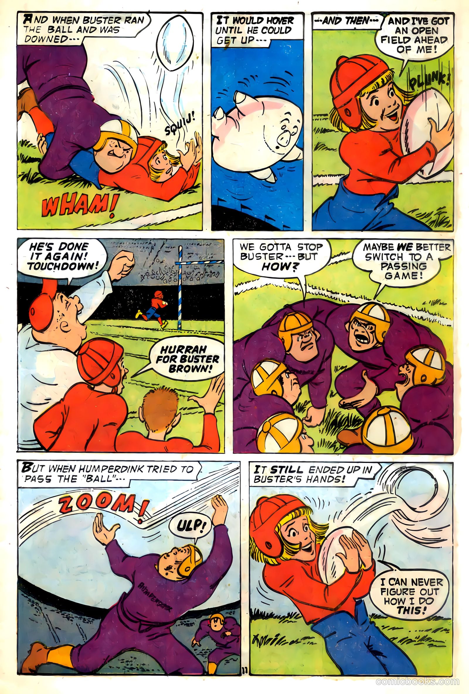Buster Brown Makes The Team #nn (1959) — page 13 of 20
