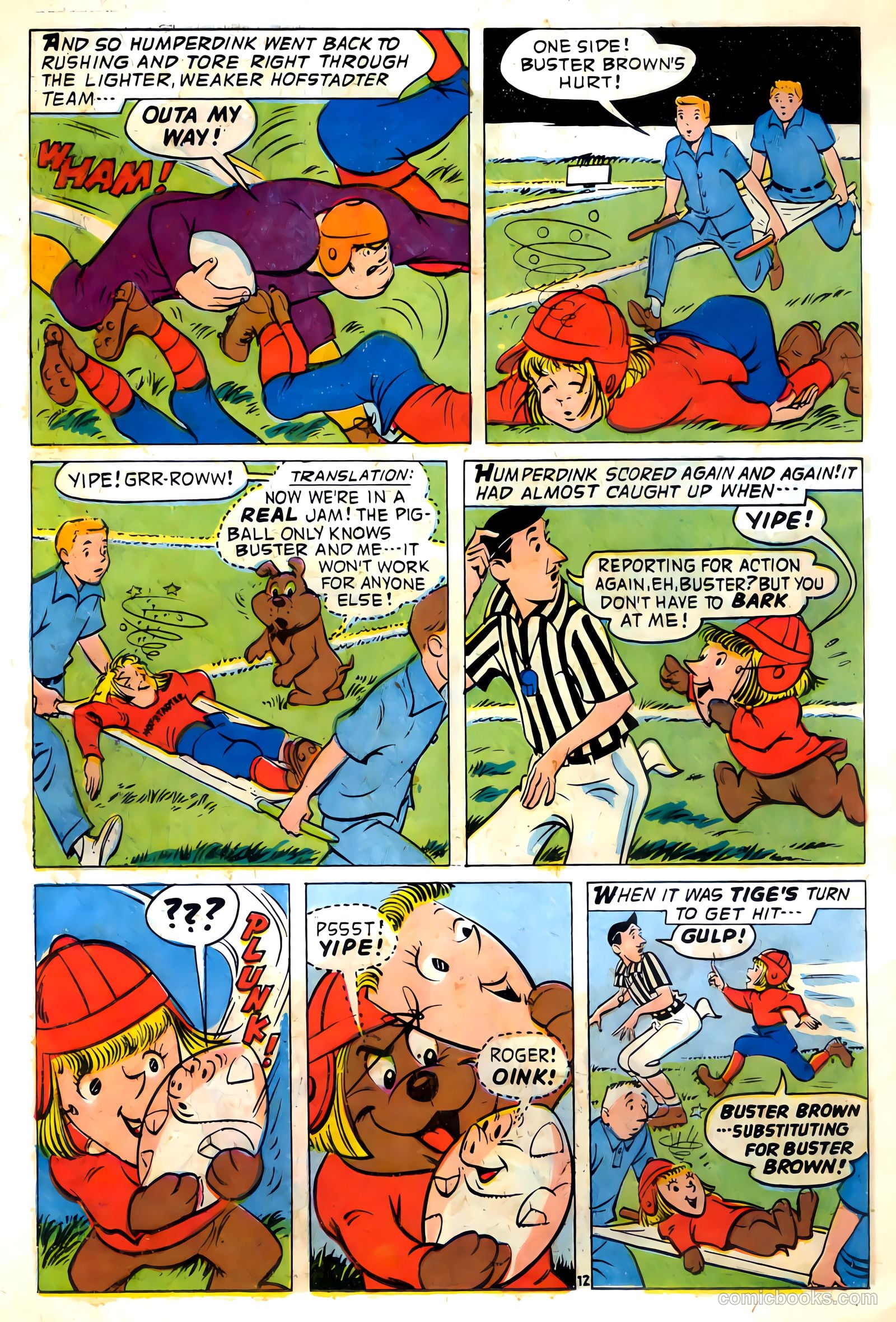 Buster Brown Makes The Team #nn (1959) — page 14 of 20