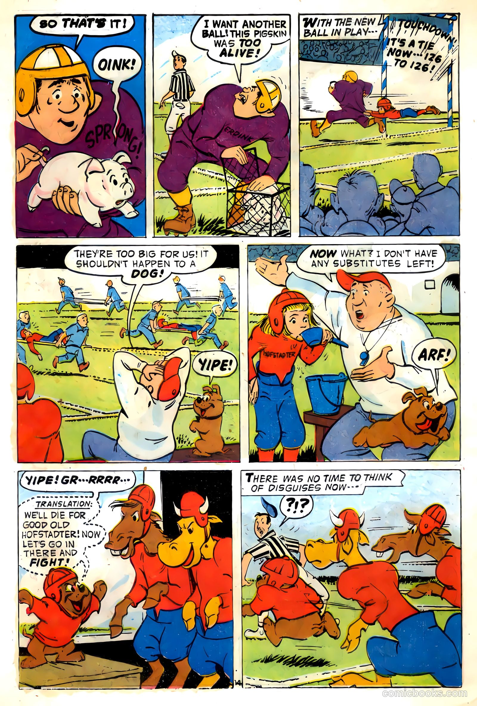 Buster Brown Makes The Team #nn (1959) — page 16 of 20