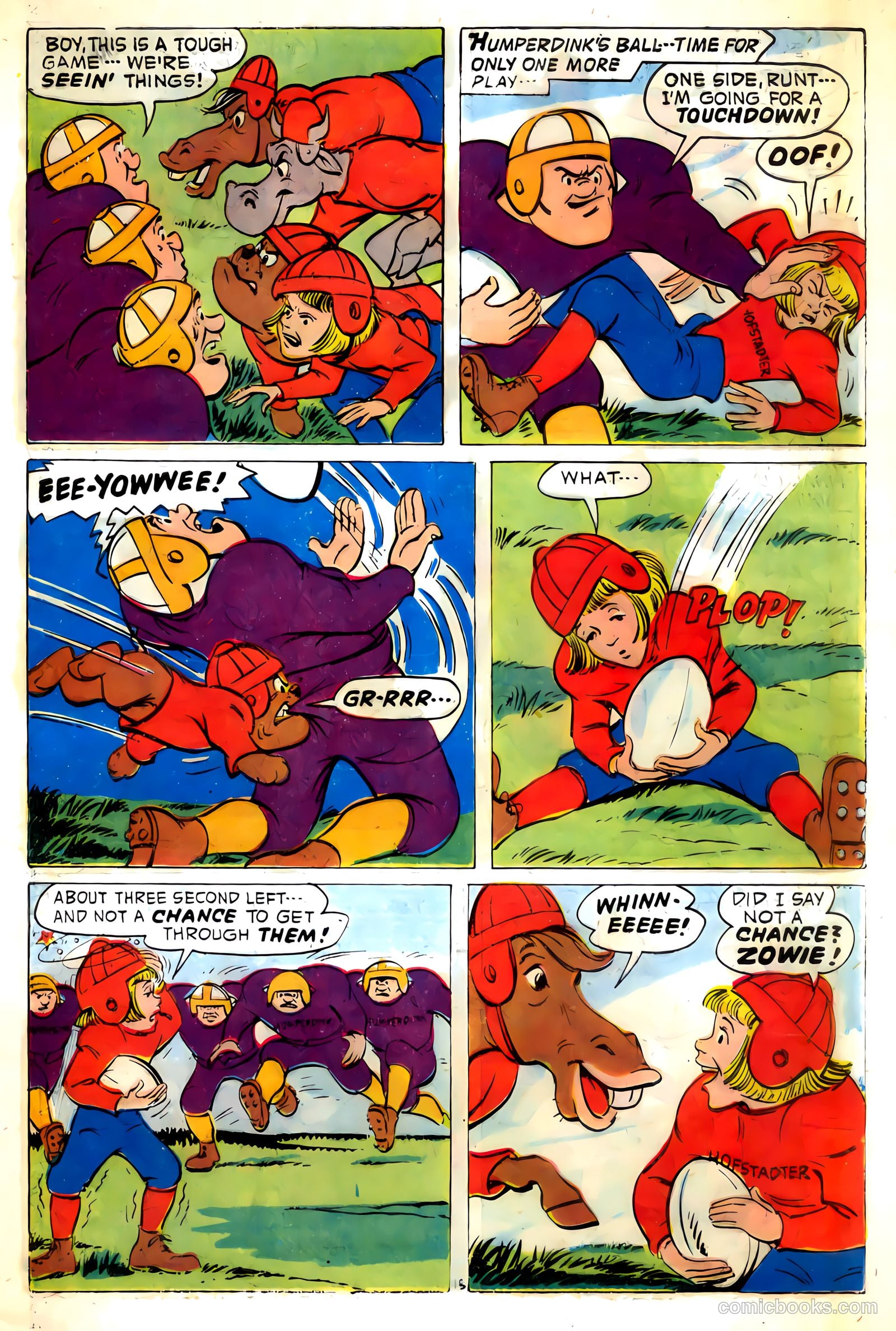 Buster Brown Makes The Team #nn (1959) — page 17 of 20