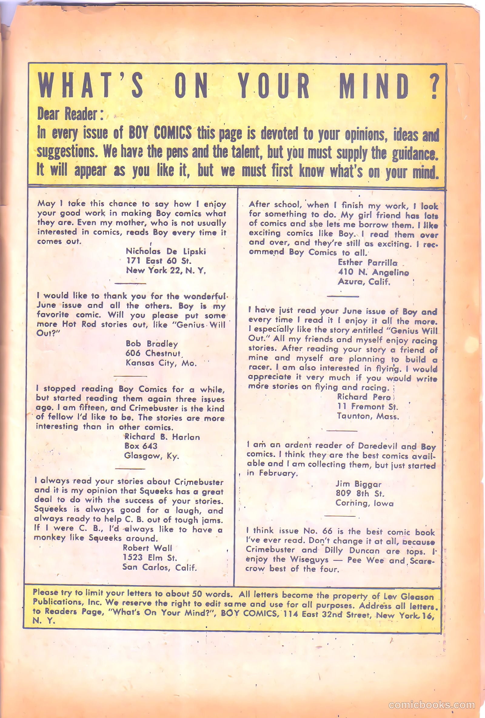 Boy Comics #70 (1950) — page 47 of 52