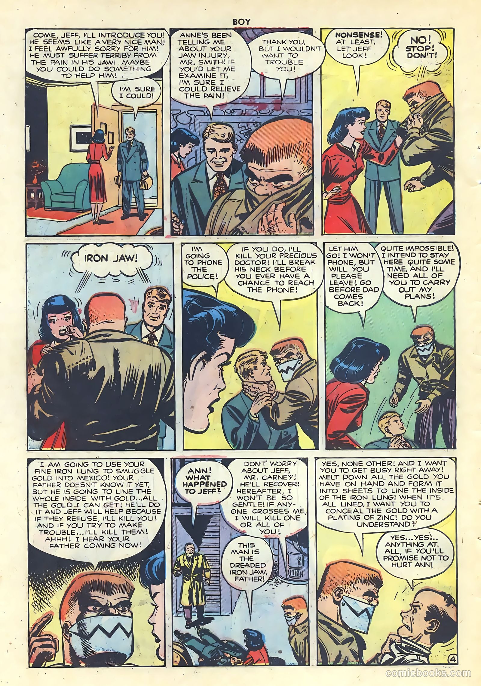 Boy Comics #68 (1950) — page 6 of 52