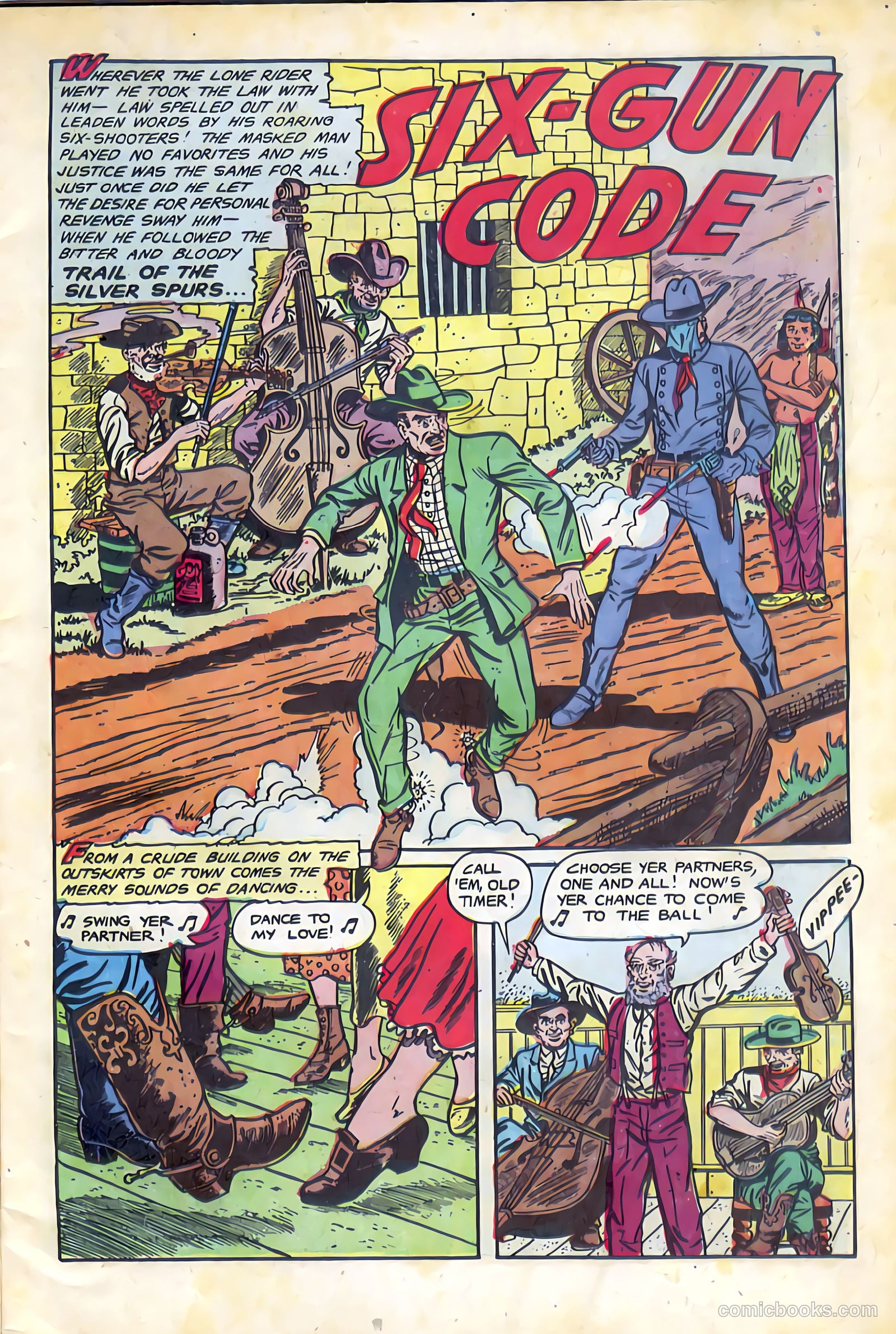 The Lone Rider #14 (1950) — page 3 of 36