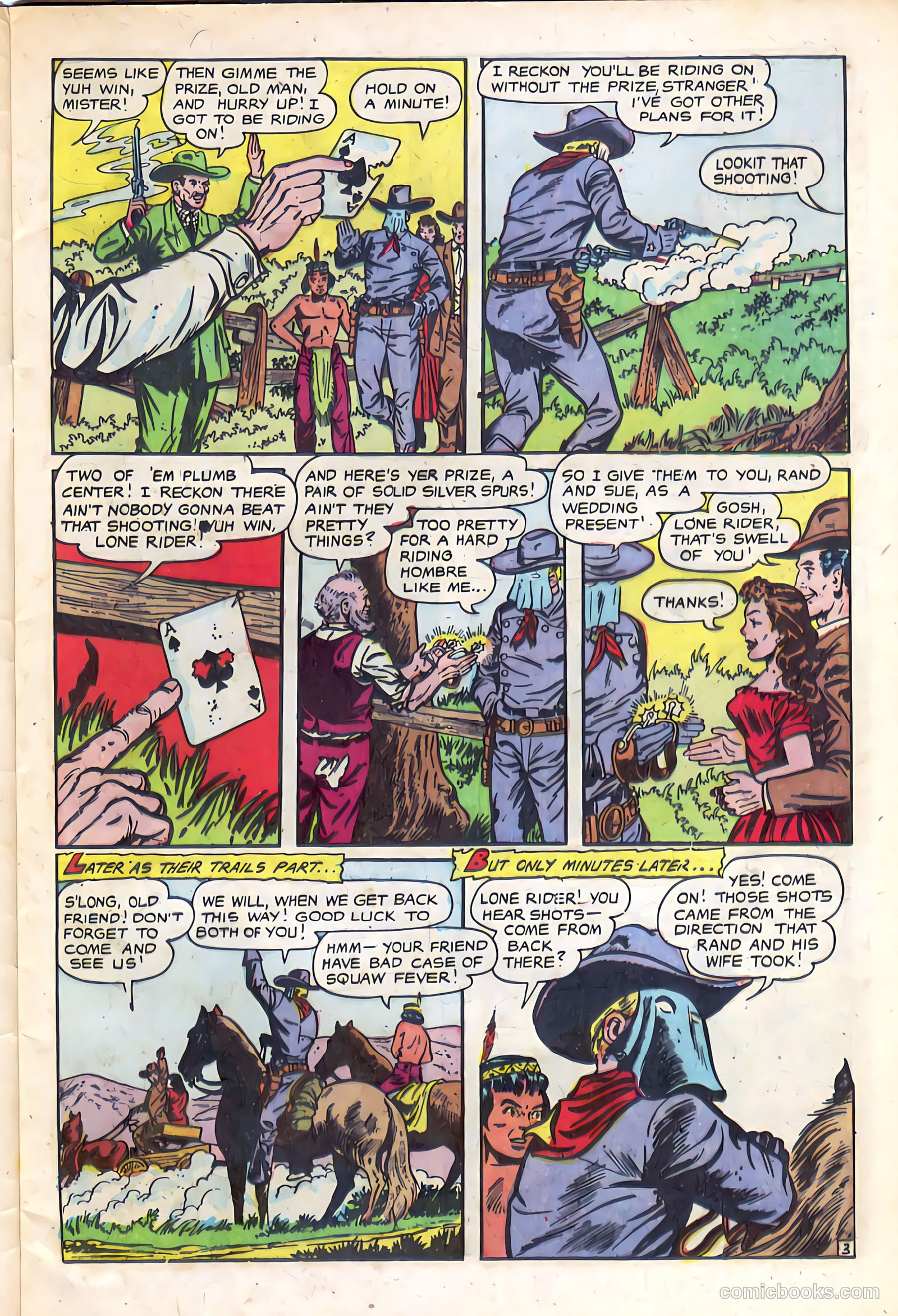 The Lone Rider #14 (1950) — page 5 of 36