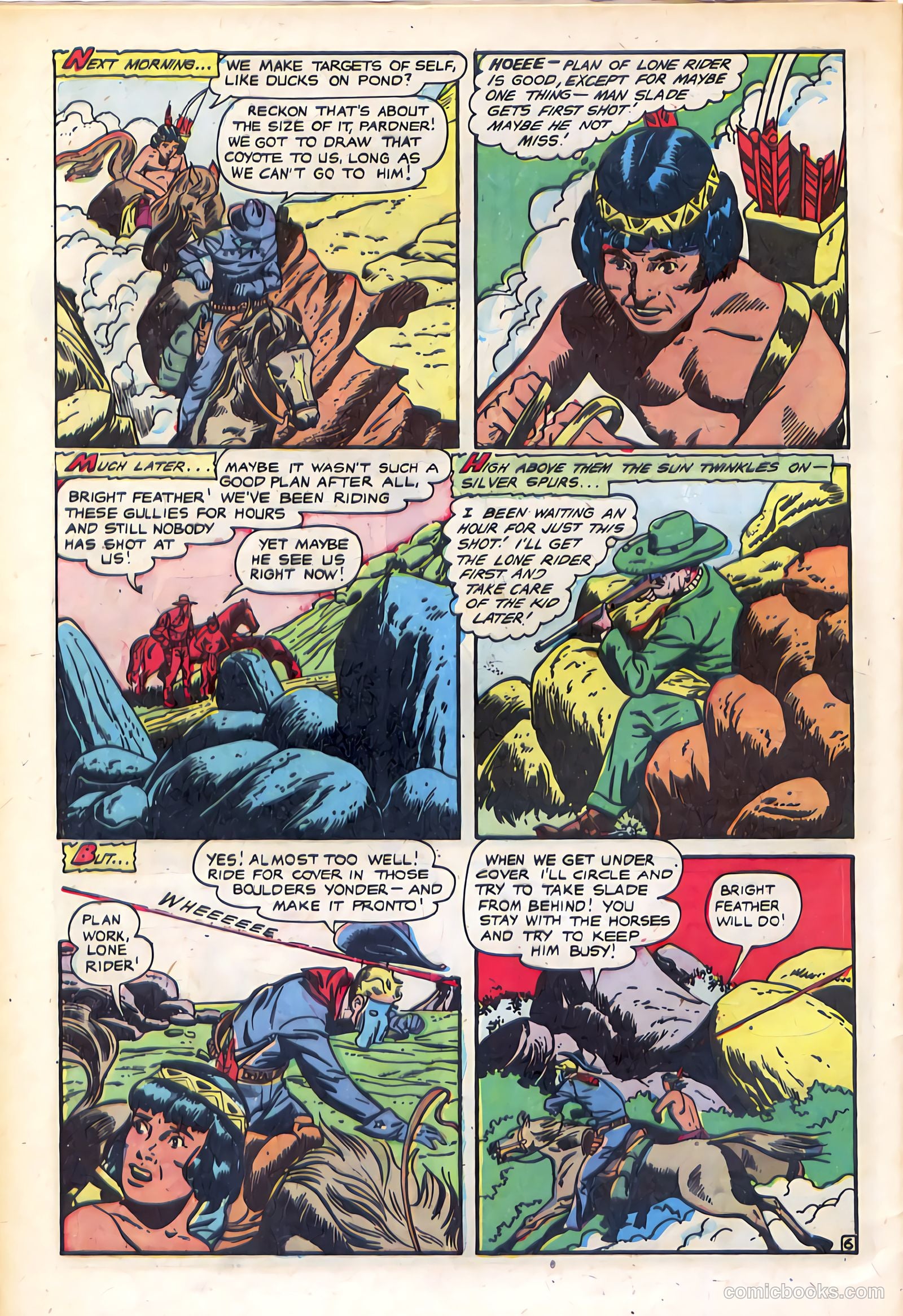 The Lone Rider #14 (1950) — page 8 of 36