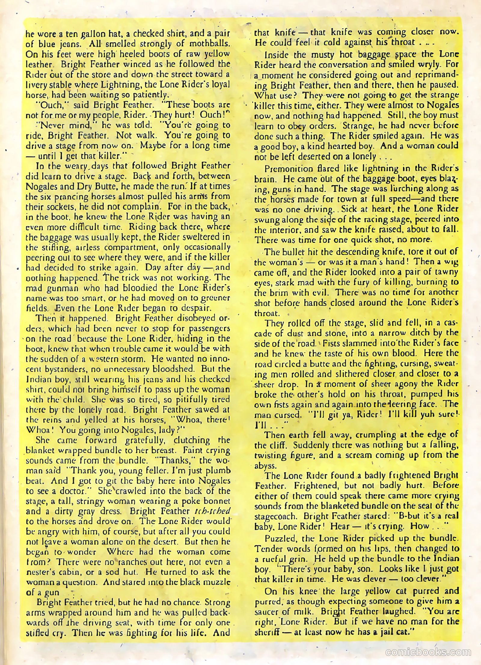 The Lone Rider #14 (1950) — page 18 of 36