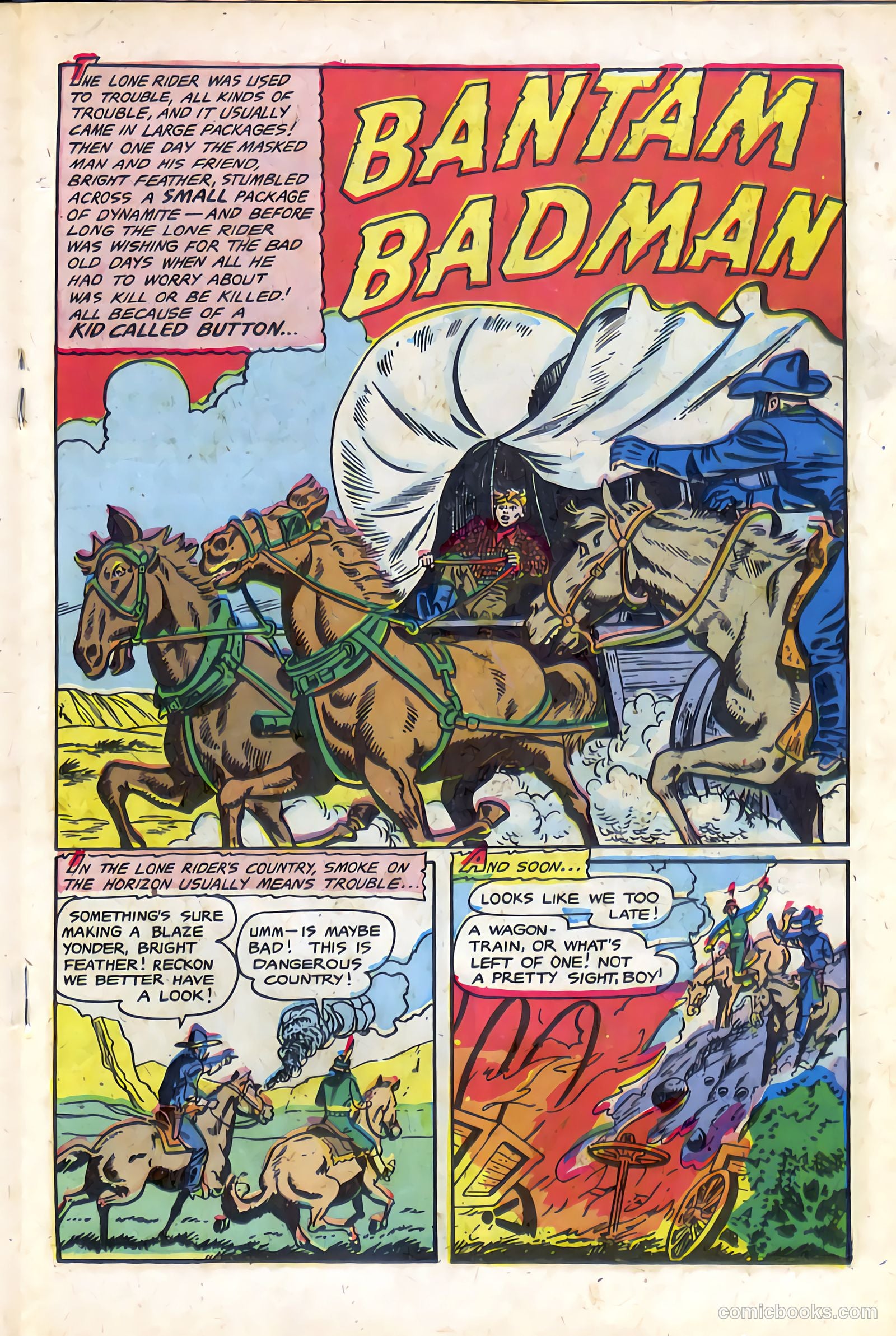 The Lone Rider #14 (1950) — page 19 of 36