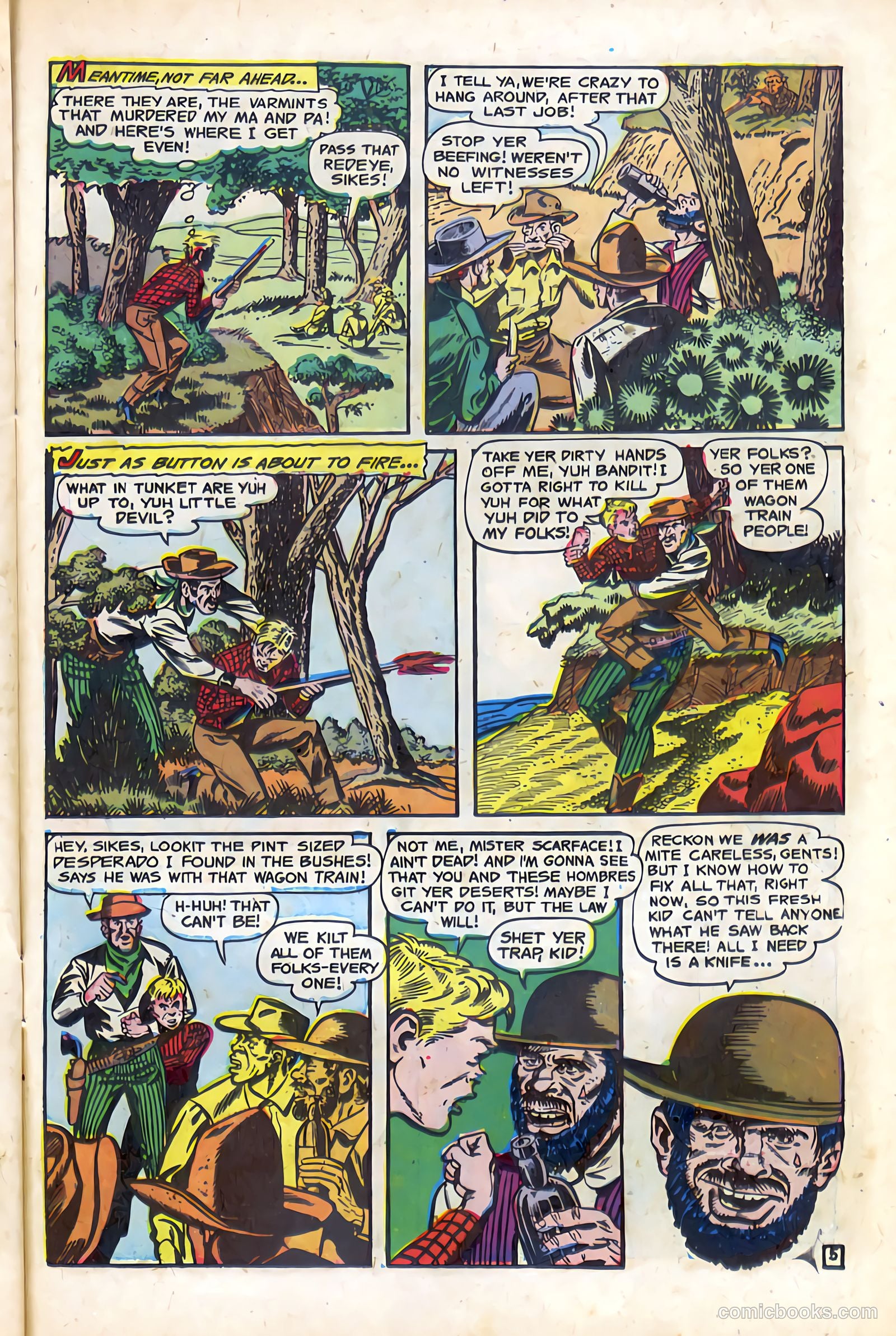 The Lone Rider #14 (1950) — page 23 of 36