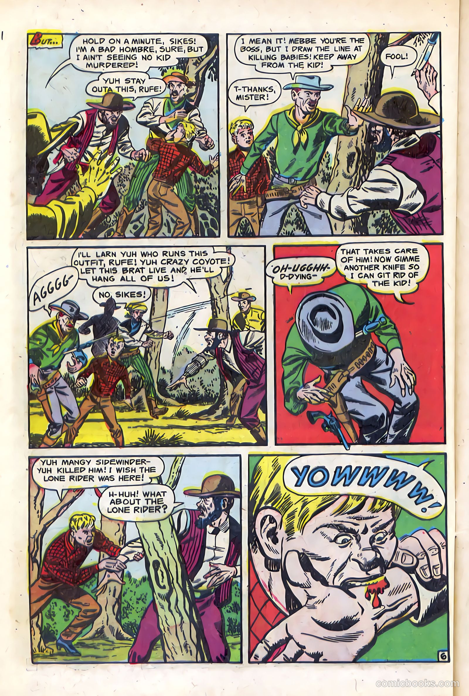 The Lone Rider #14 (1950) — page 24 of 36