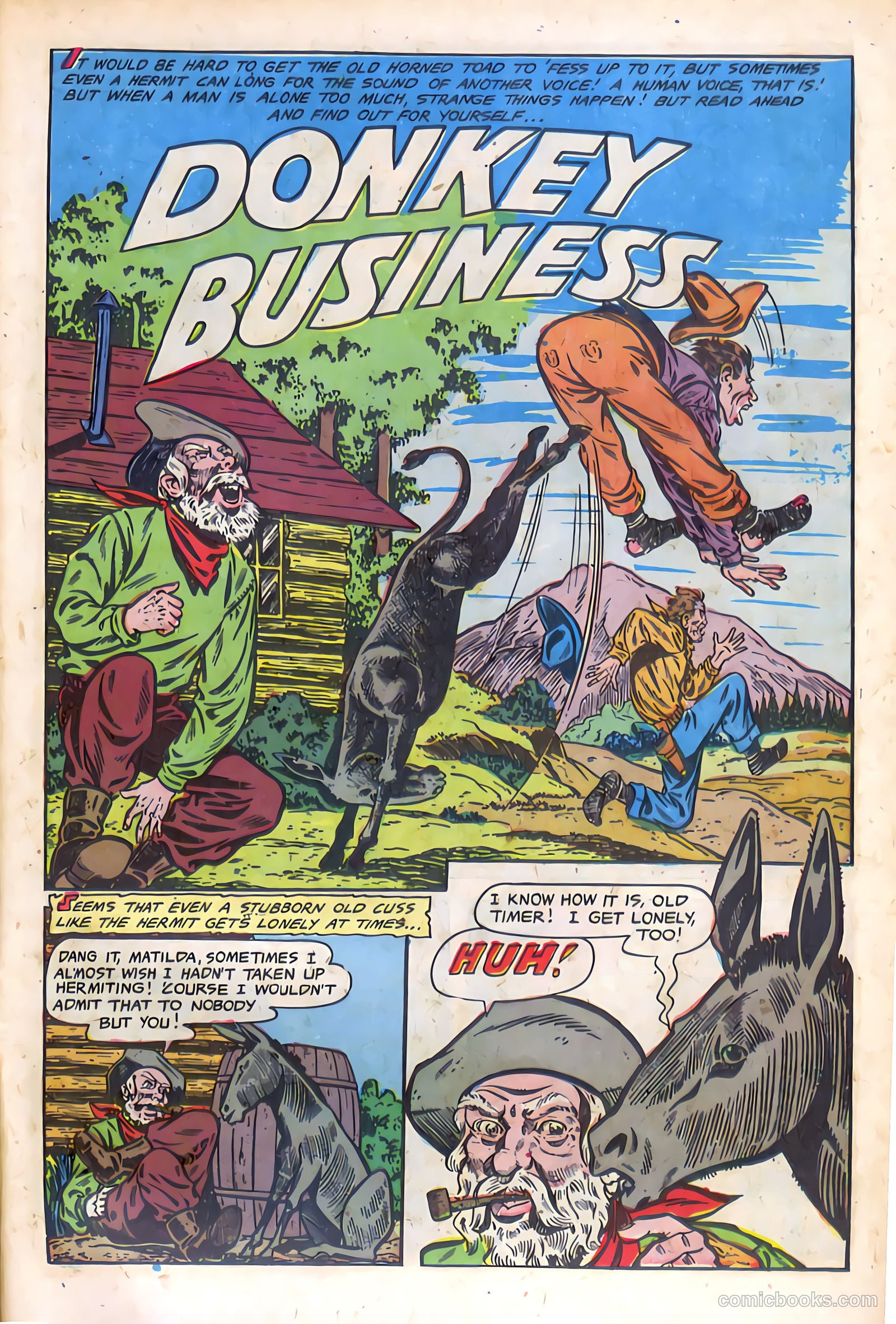 The Lone Rider #14 (1950) — page 27 of 36
