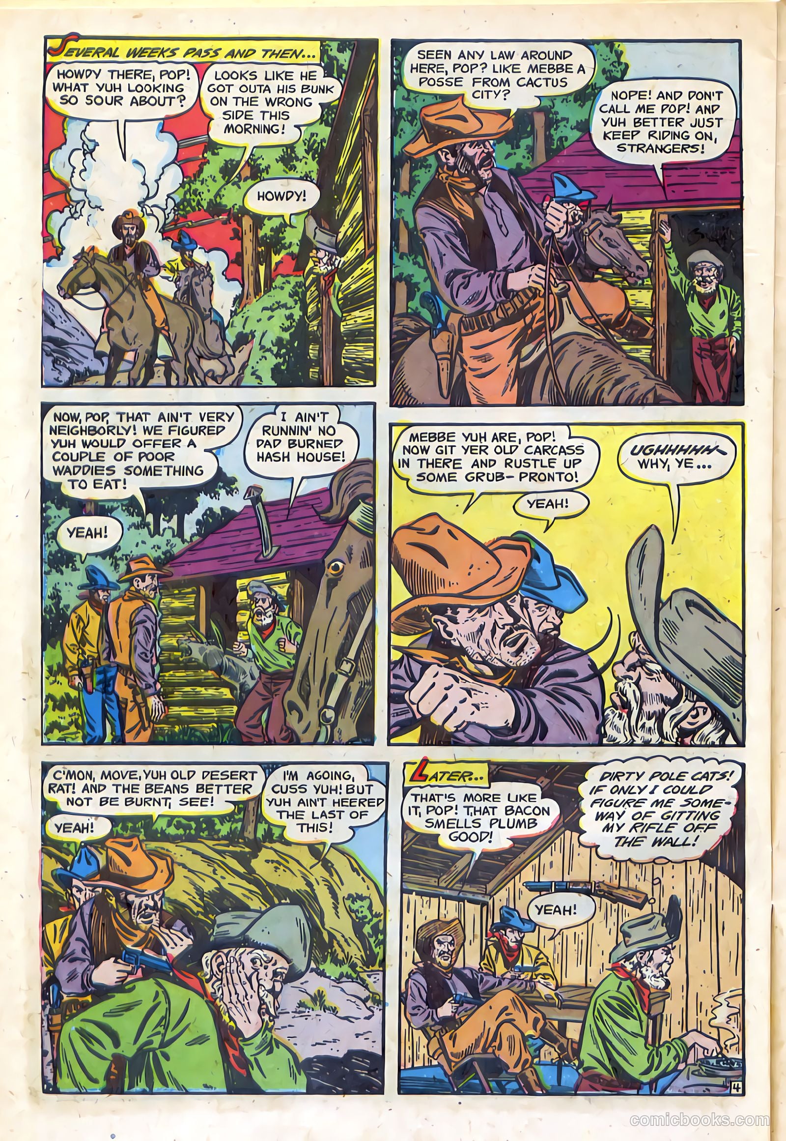 The Lone Rider #14 (1950) — page 30 of 36
