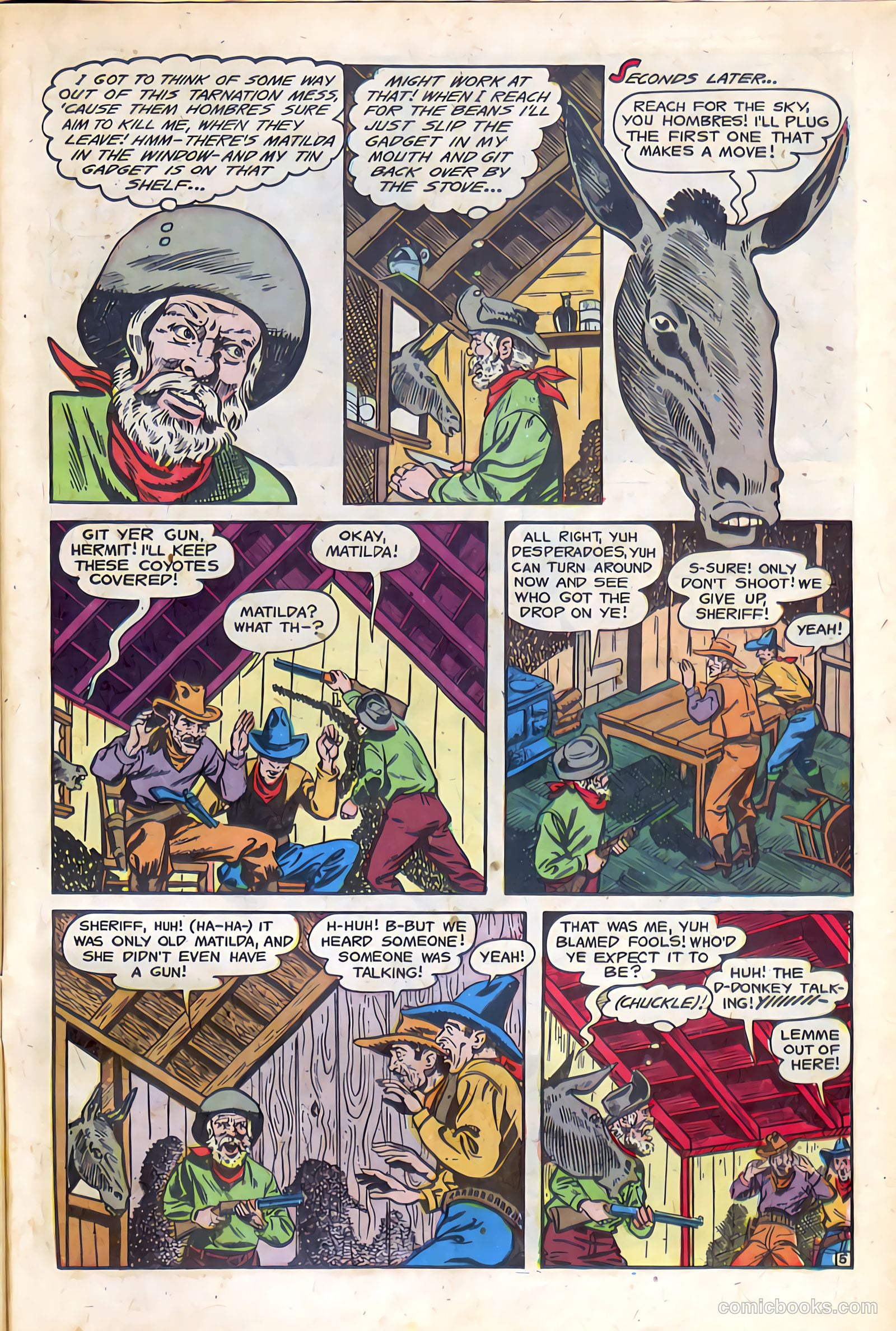 The Lone Rider #14 (1950) — page 31 of 36