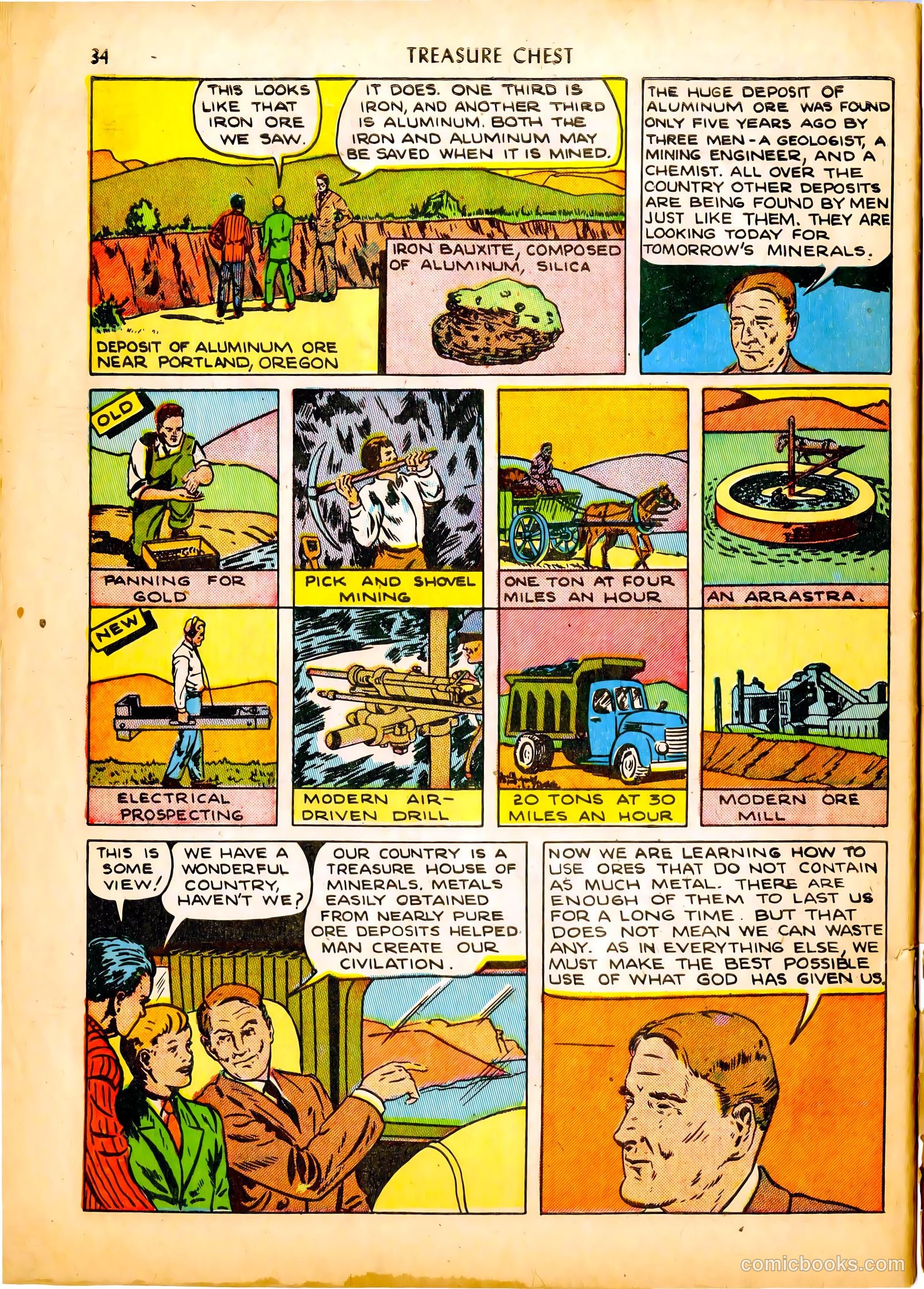 Treasure Chest of Fun and Fact v2 #18 — page 34 of 36