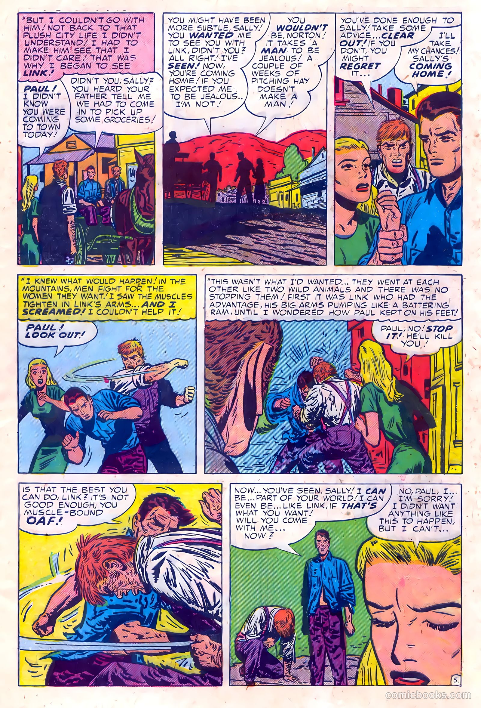 Young Romance #70 (1953) — page 7 of 36