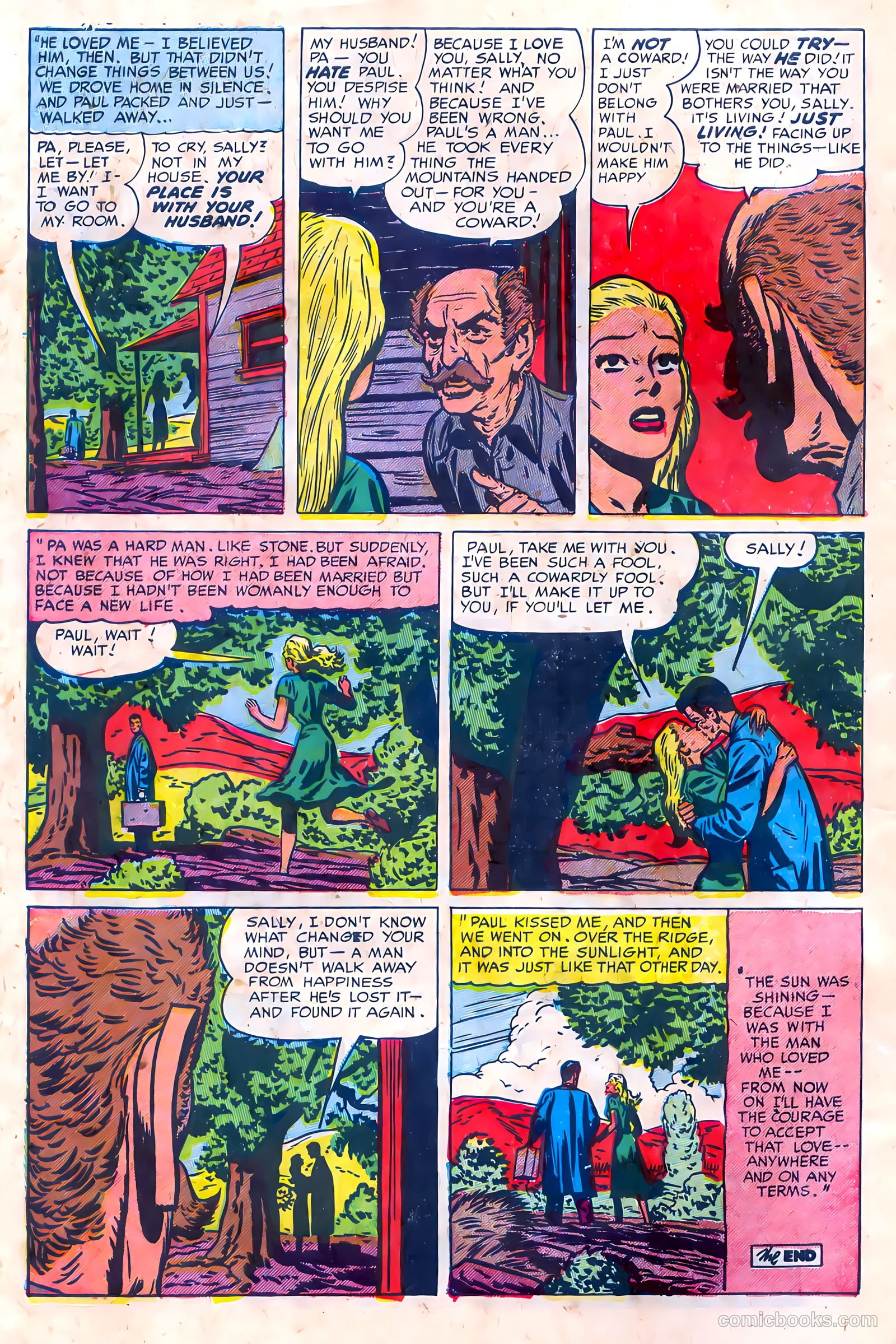 Young Romance #70 (1953) — page 8 of 36