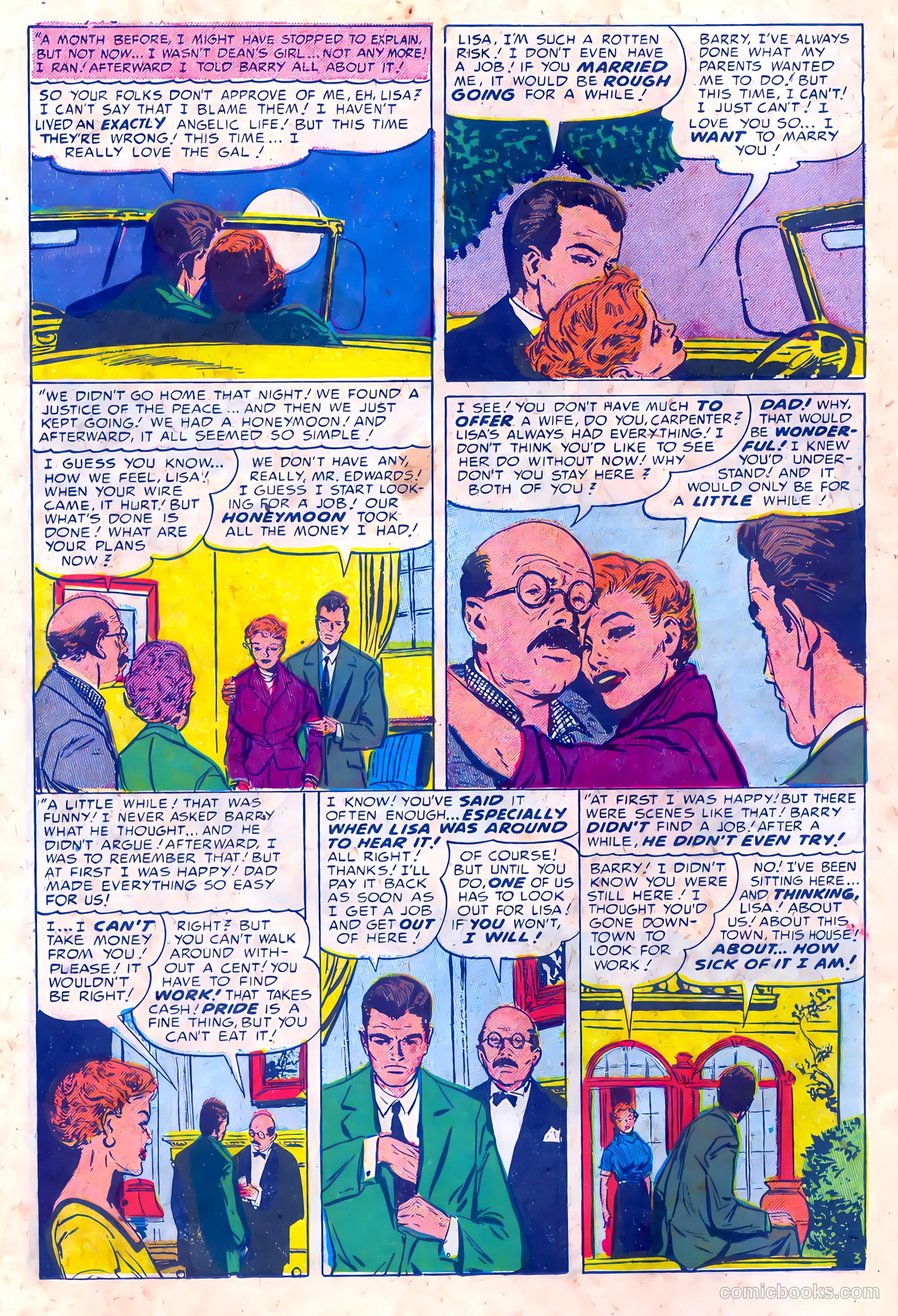 Young Romance #70 (1953) — page 12 of 36