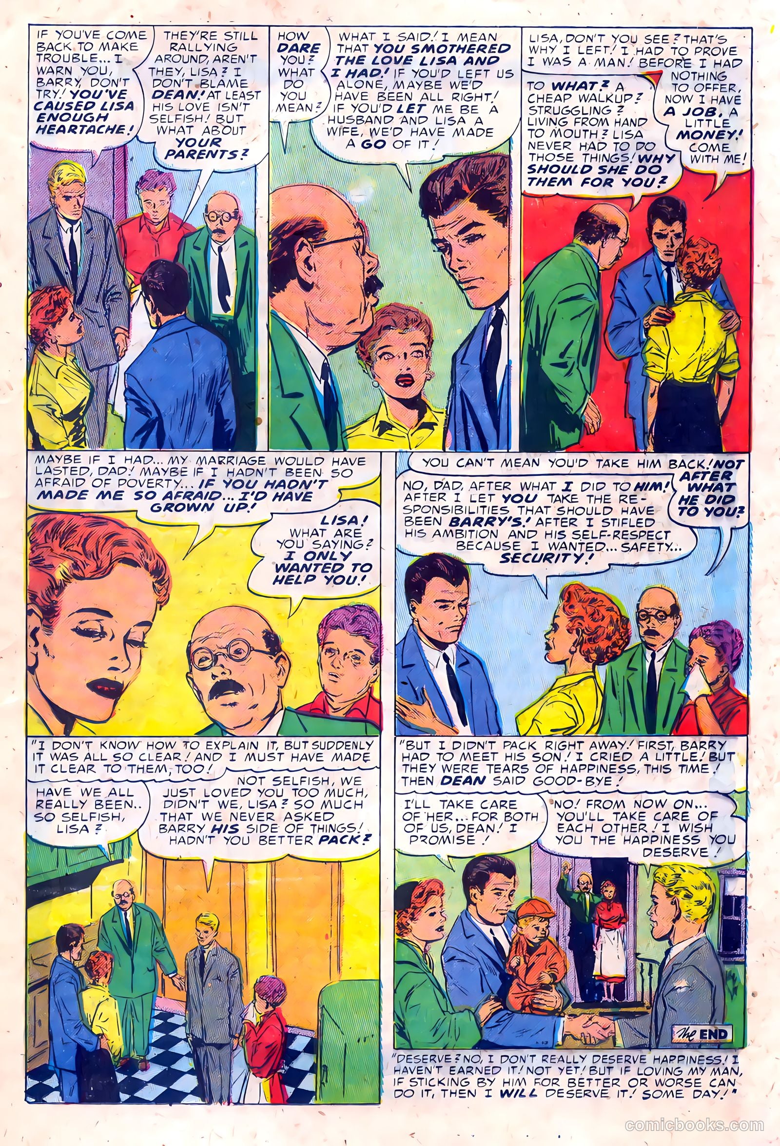 Young Romance #70 (1953) — page 15 of 36