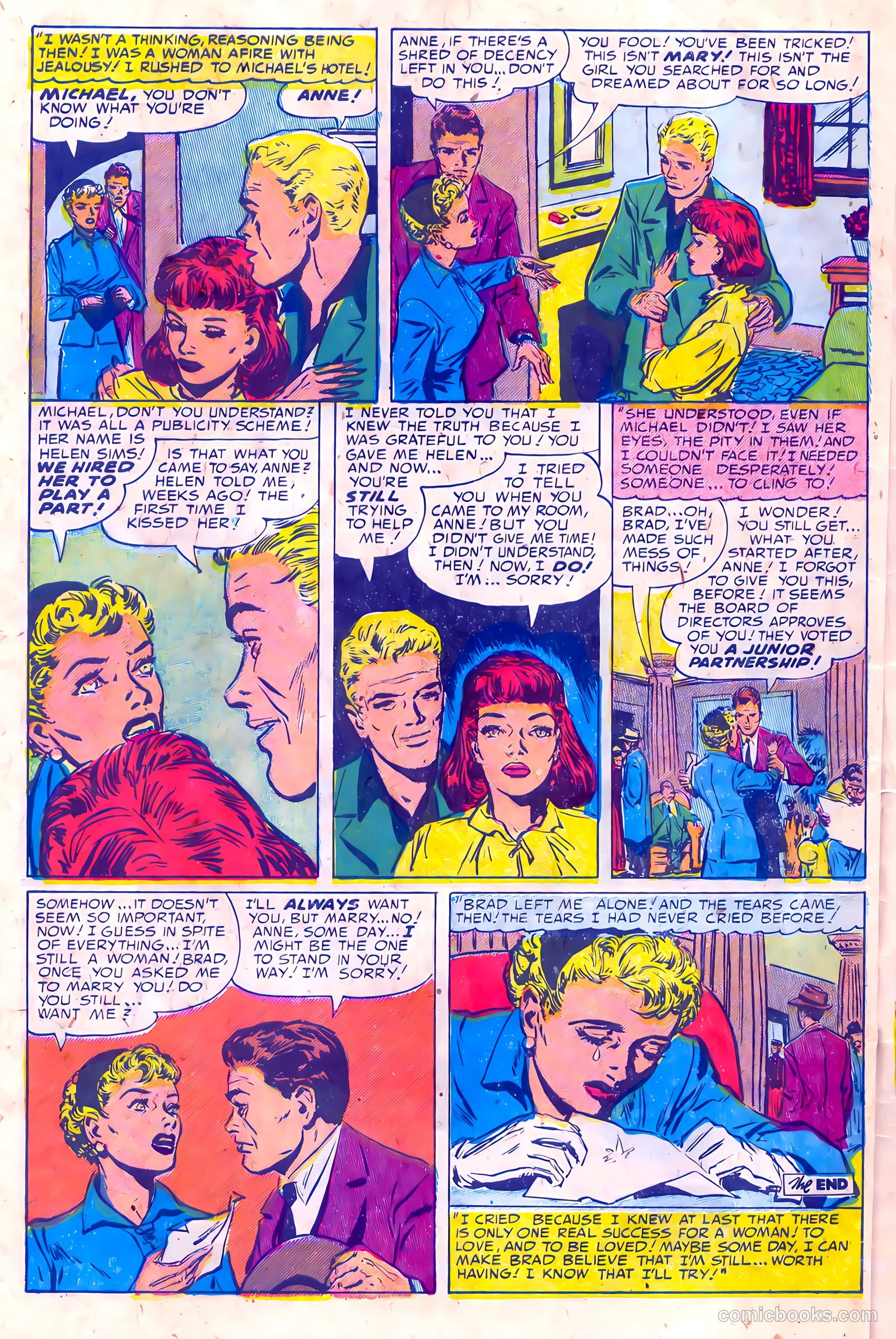 Young Romance #70 (1953) — page 32 of 36
