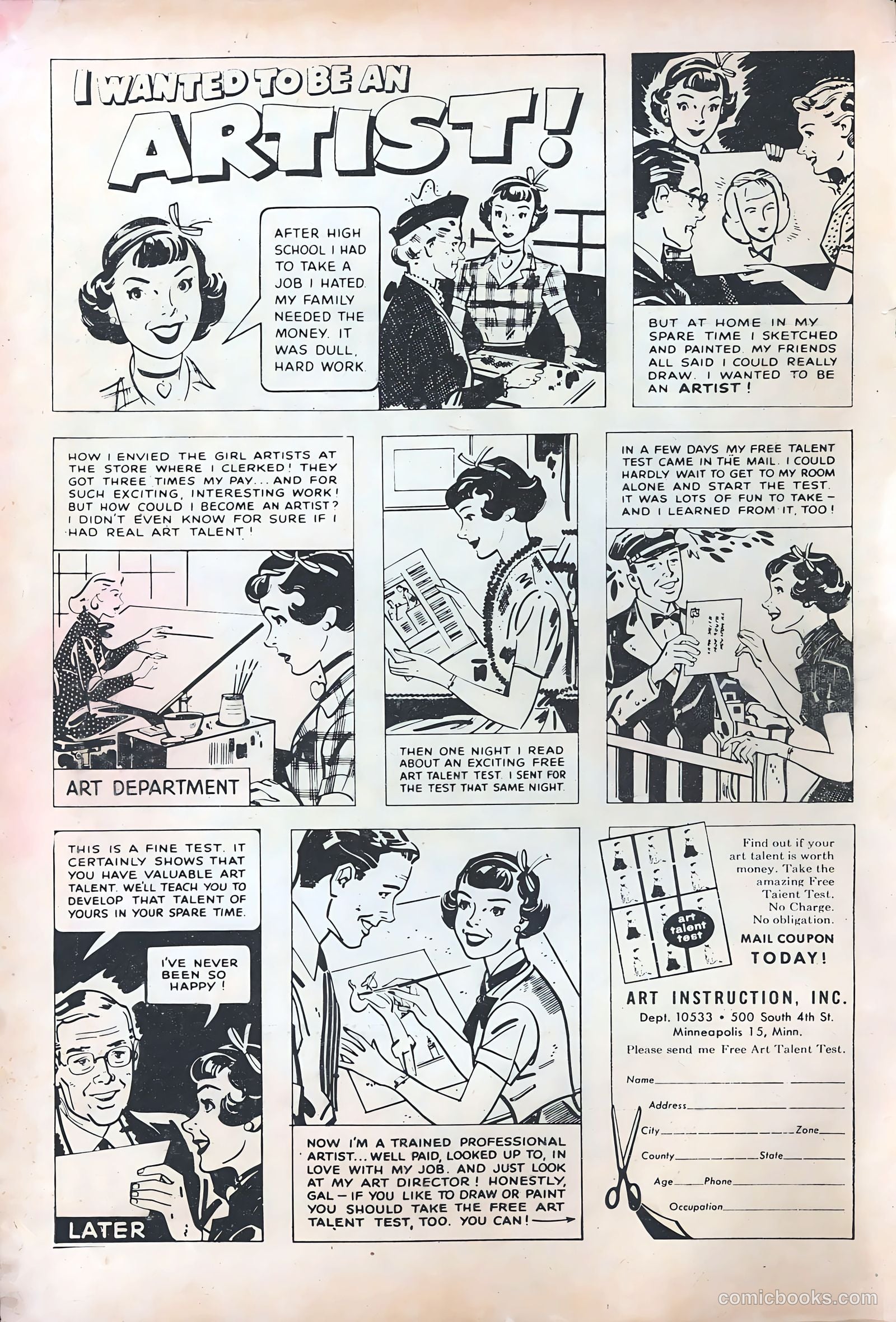 Young Romance #64 (1953) — page 2 of 36