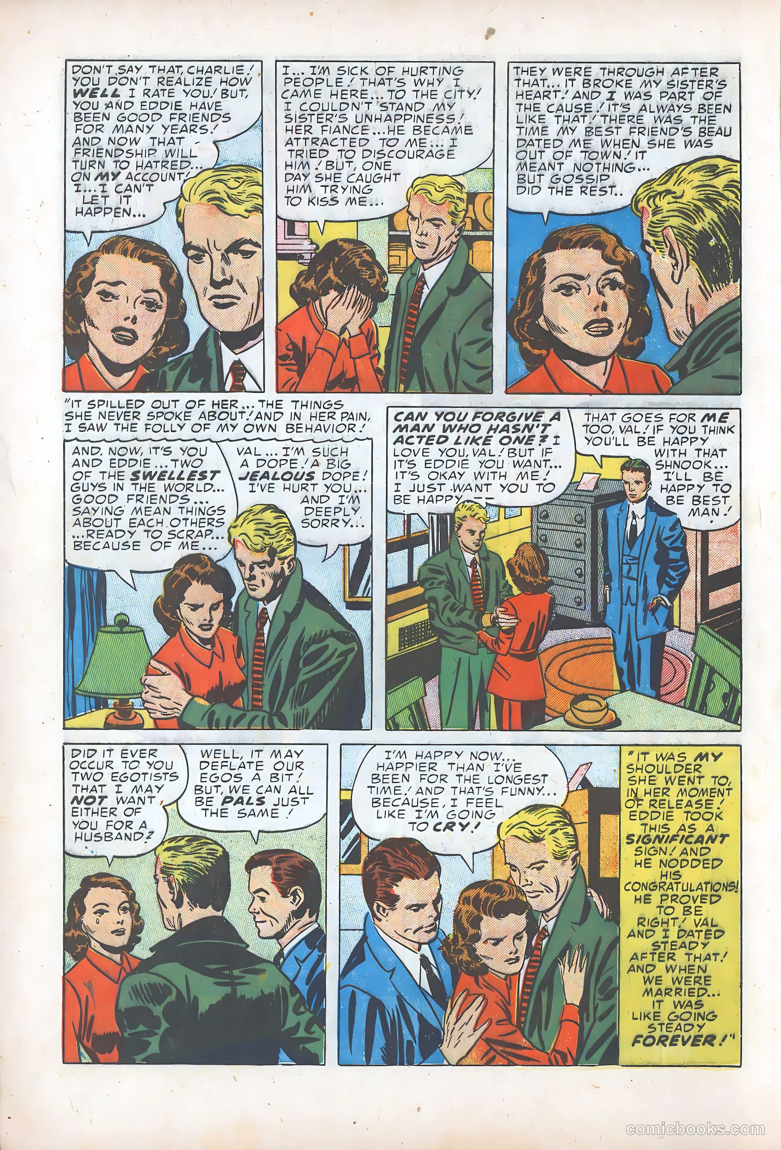 Young Romance #64 (1953) — page 8 of 36