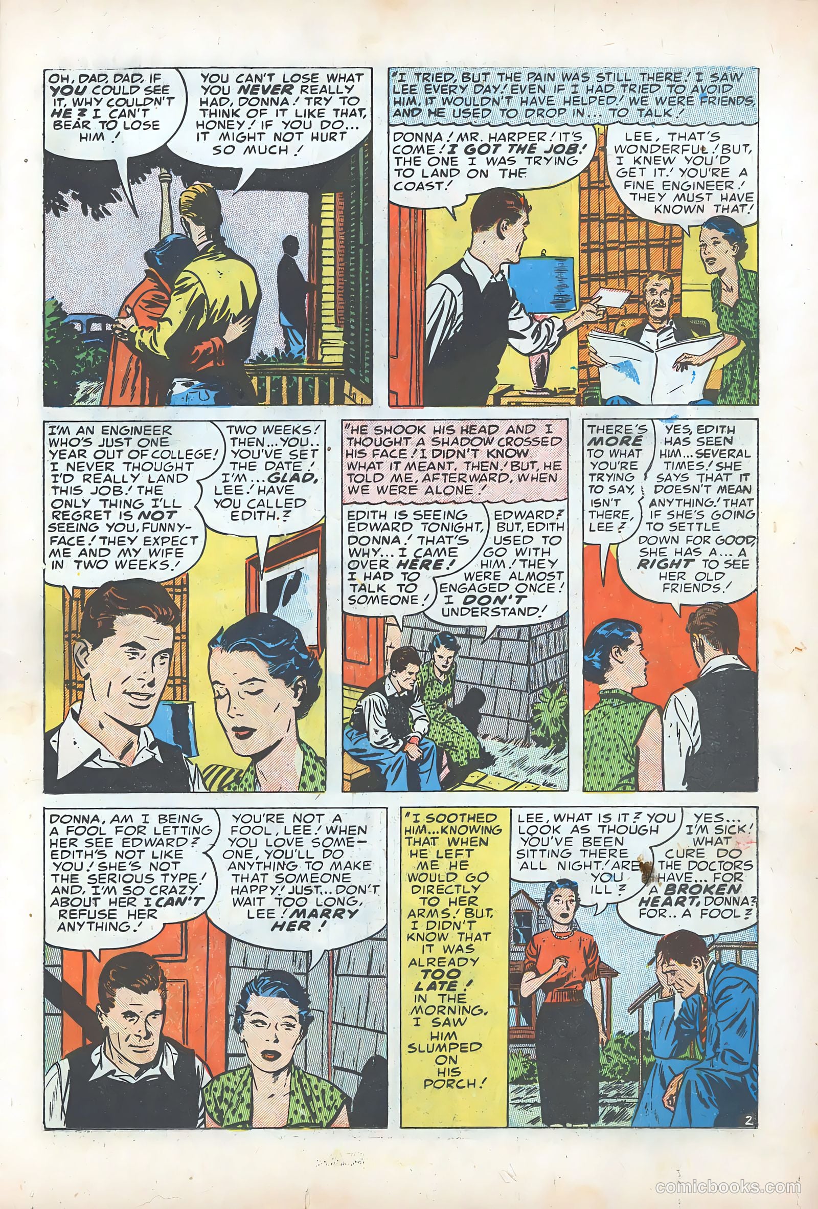 Young Romance #64 (1953) — page 11 of 36