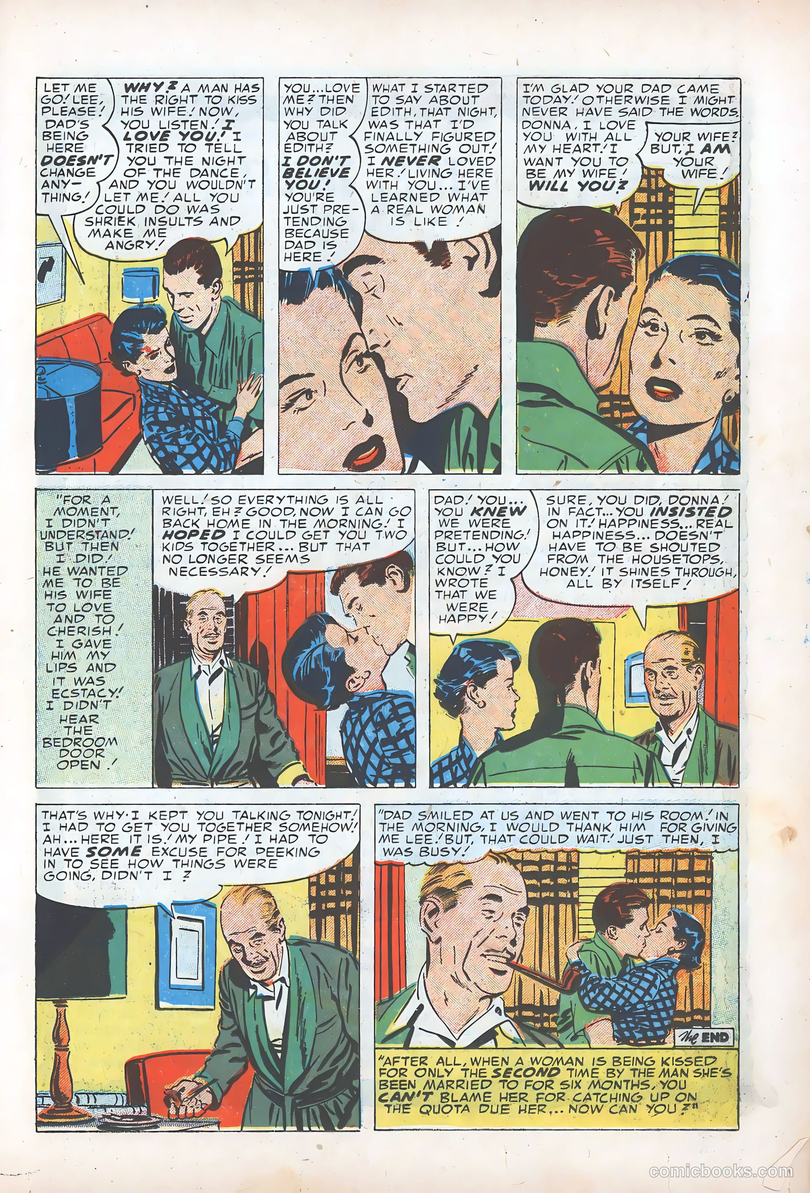 Young Romance #64 (1953) — page 15 of 36