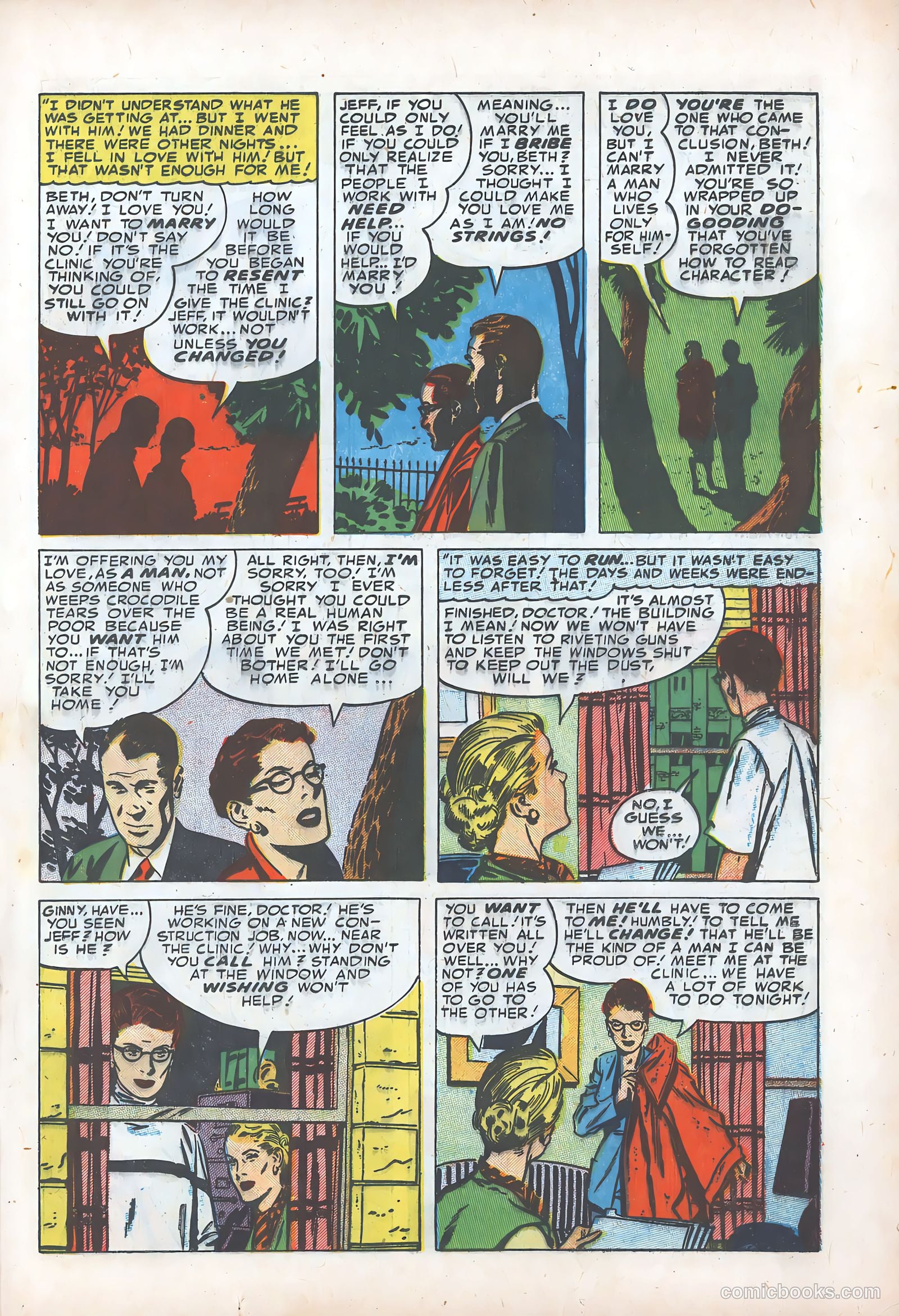 Young Romance #64 (1953) — page 21 of 36