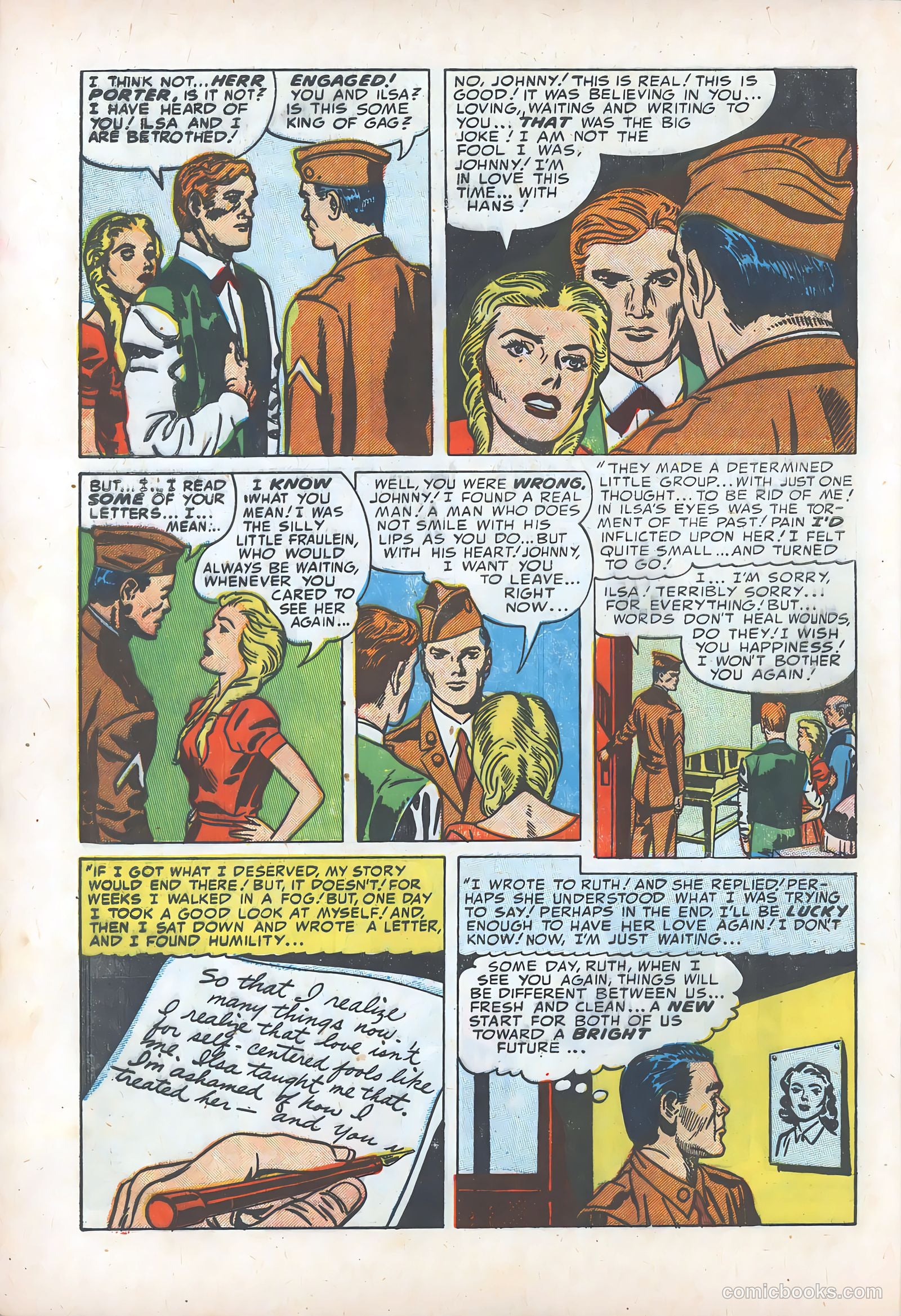 Young Romance #64 (1953) — page 32 of 36