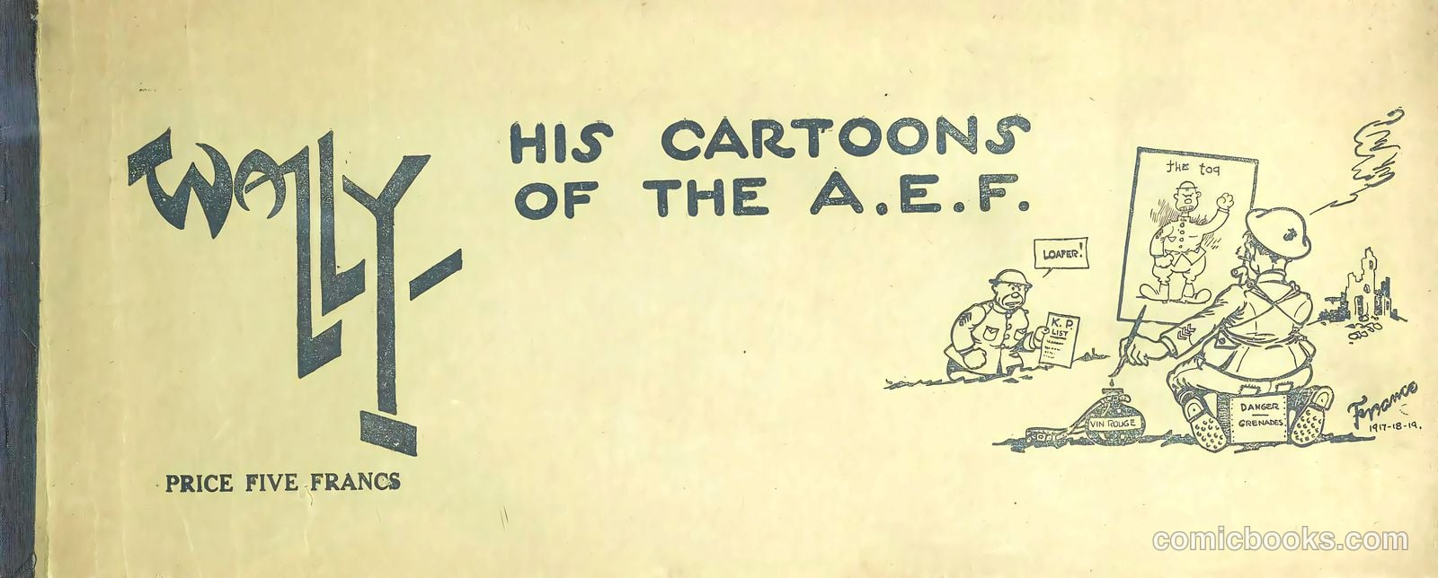 Wally - His Cartoons of the A.E.F. #nn