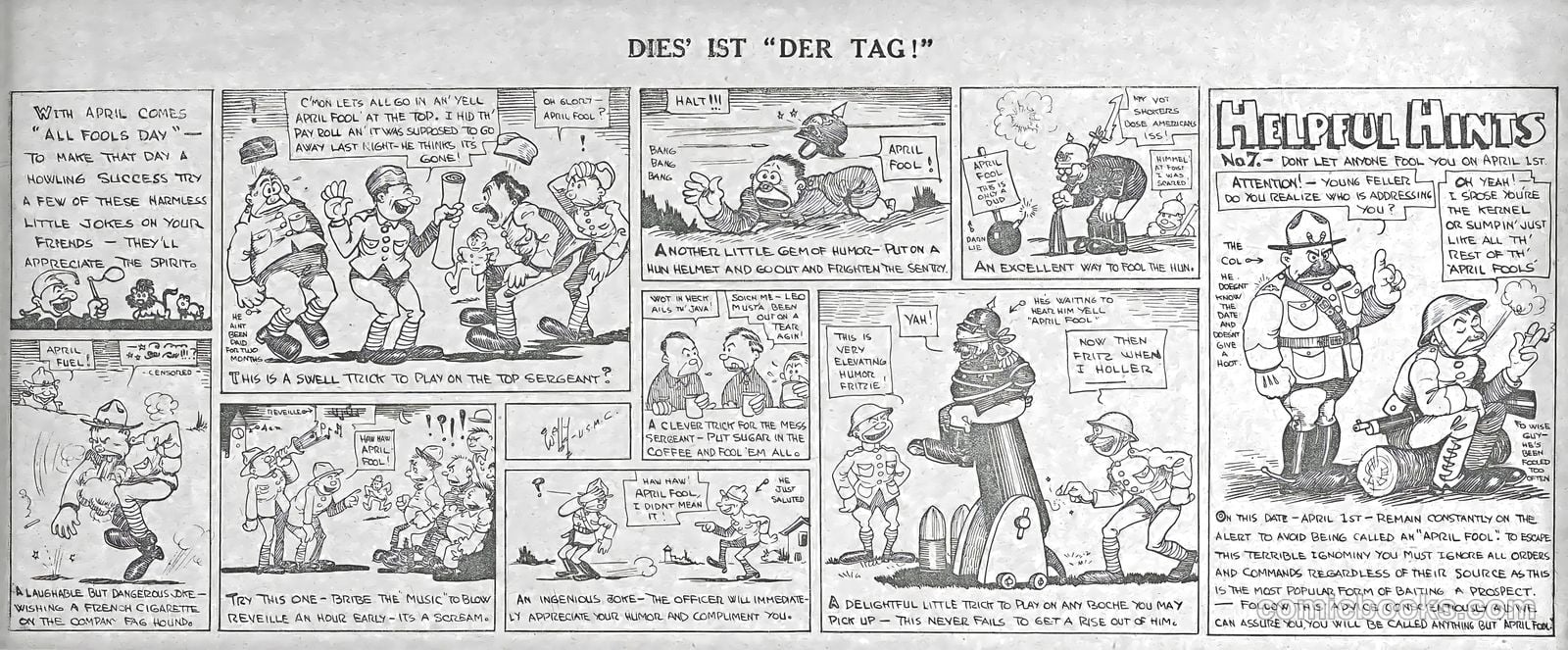 Wally - His Cartoons of the A.E.F. #nn (1919) — page 7 of 51