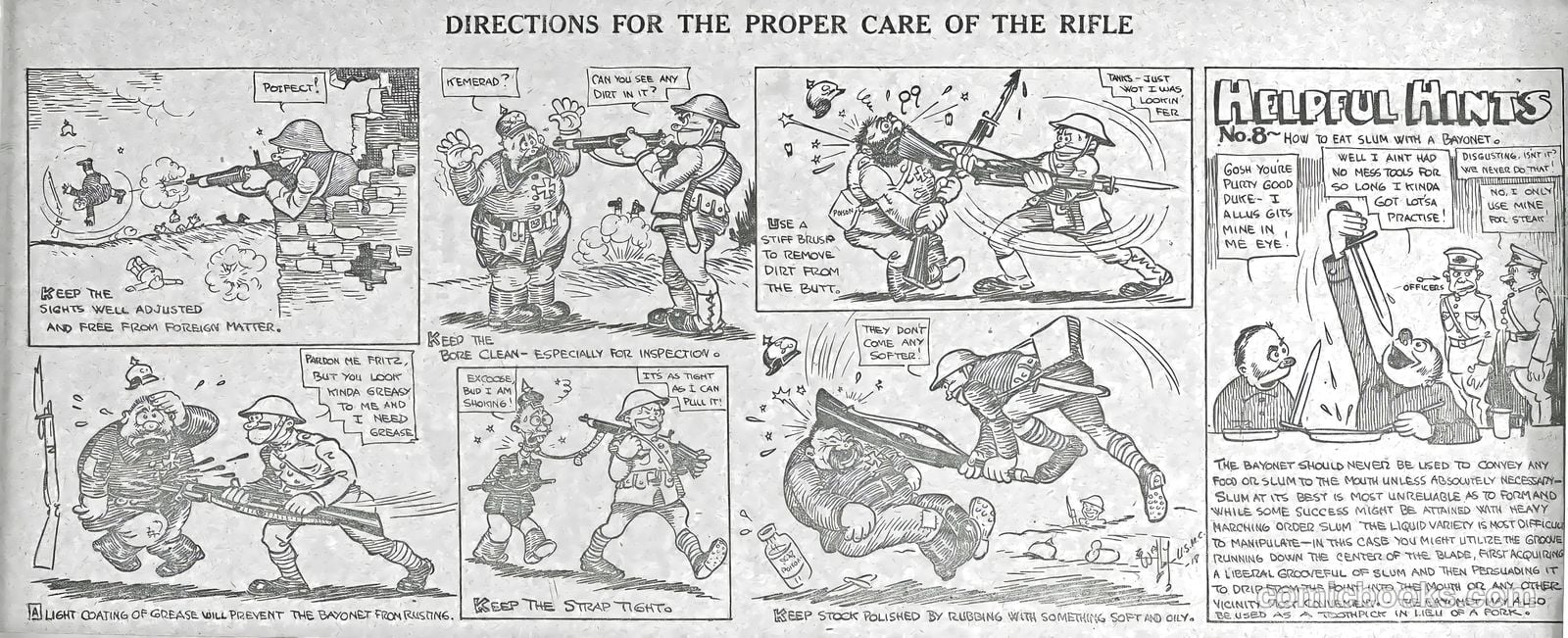 Wally - His Cartoons of the A.E.F. #nn (1919) — page 8 of 51