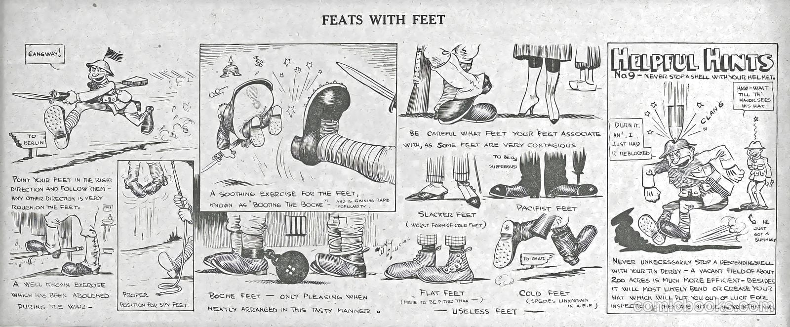 Wally - His Cartoons of the A.E.F. #nn (1919) — page 9 of 51