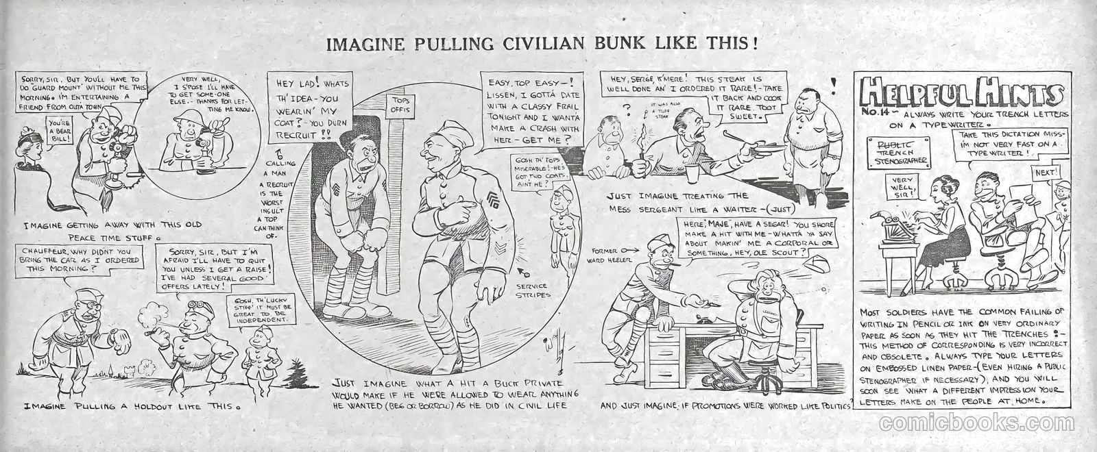 Wally - His Cartoons of the A.E.F. #nn (1919) — page 14 of 51
