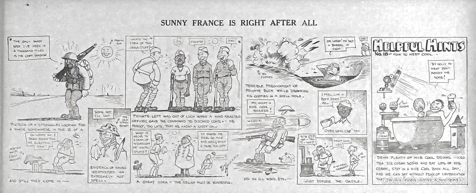 Wally - His Cartoons of the A.E.F. #nn (1919) — page 18 of 51