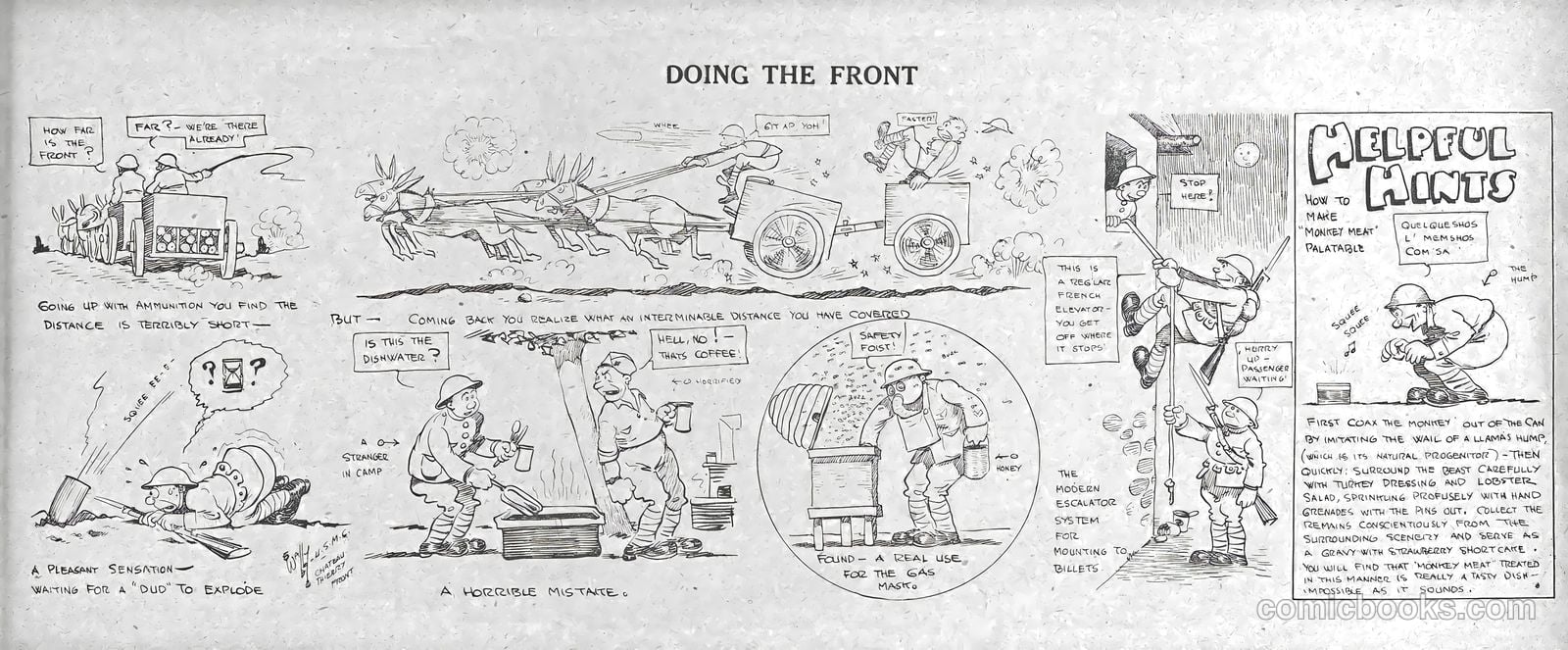 Wally - His Cartoons of the A.E.F. #nn (1919) — page 21 of 51